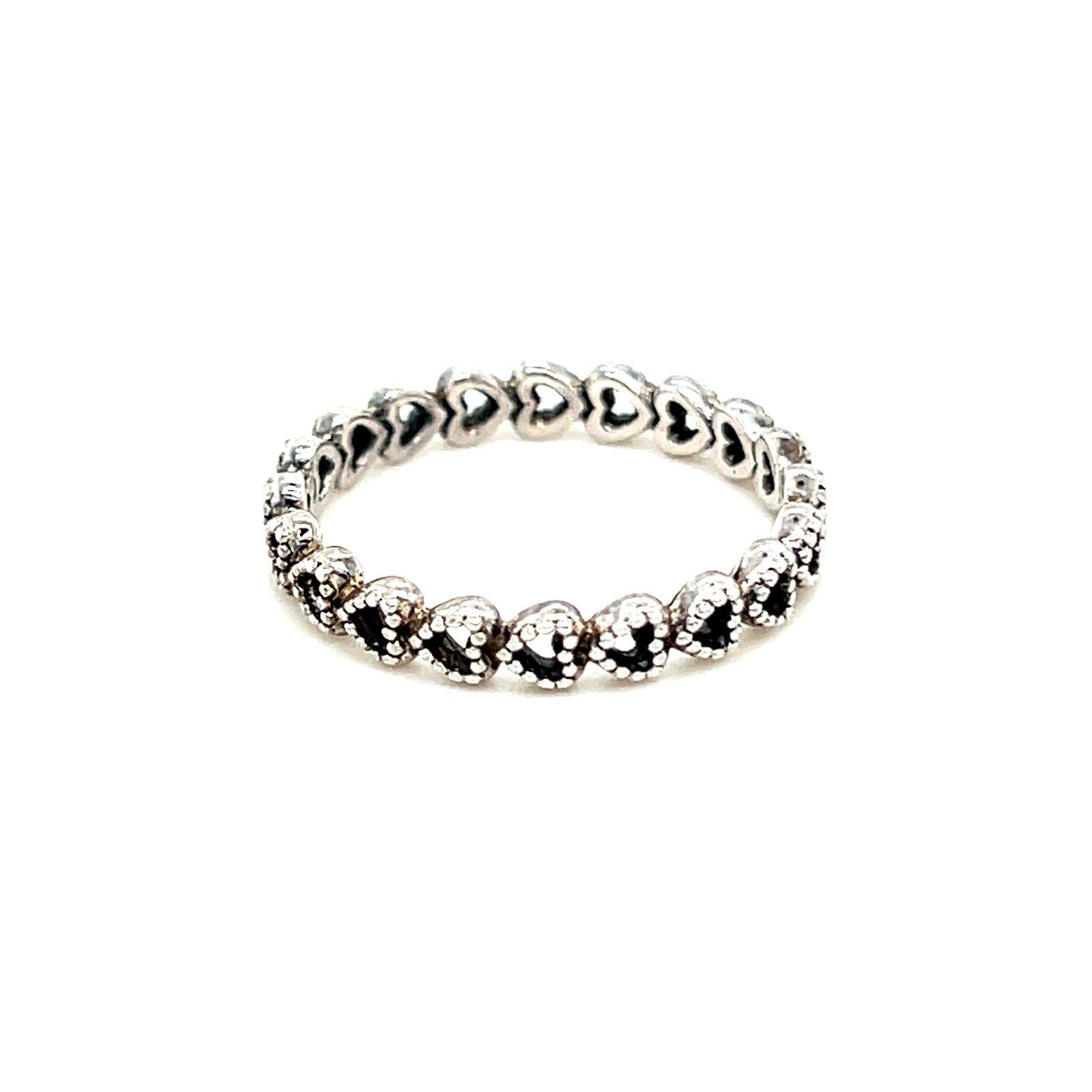 Pandora Hearts Link Thin Band Ring