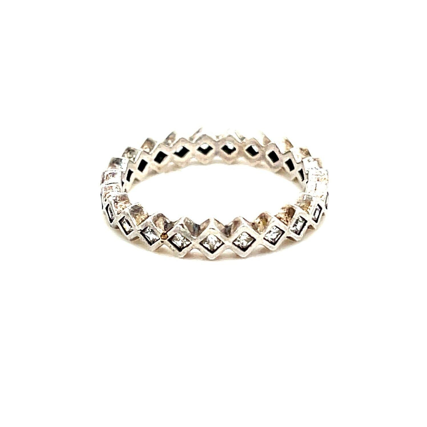 Pandora Cz Eternity Band Ring
