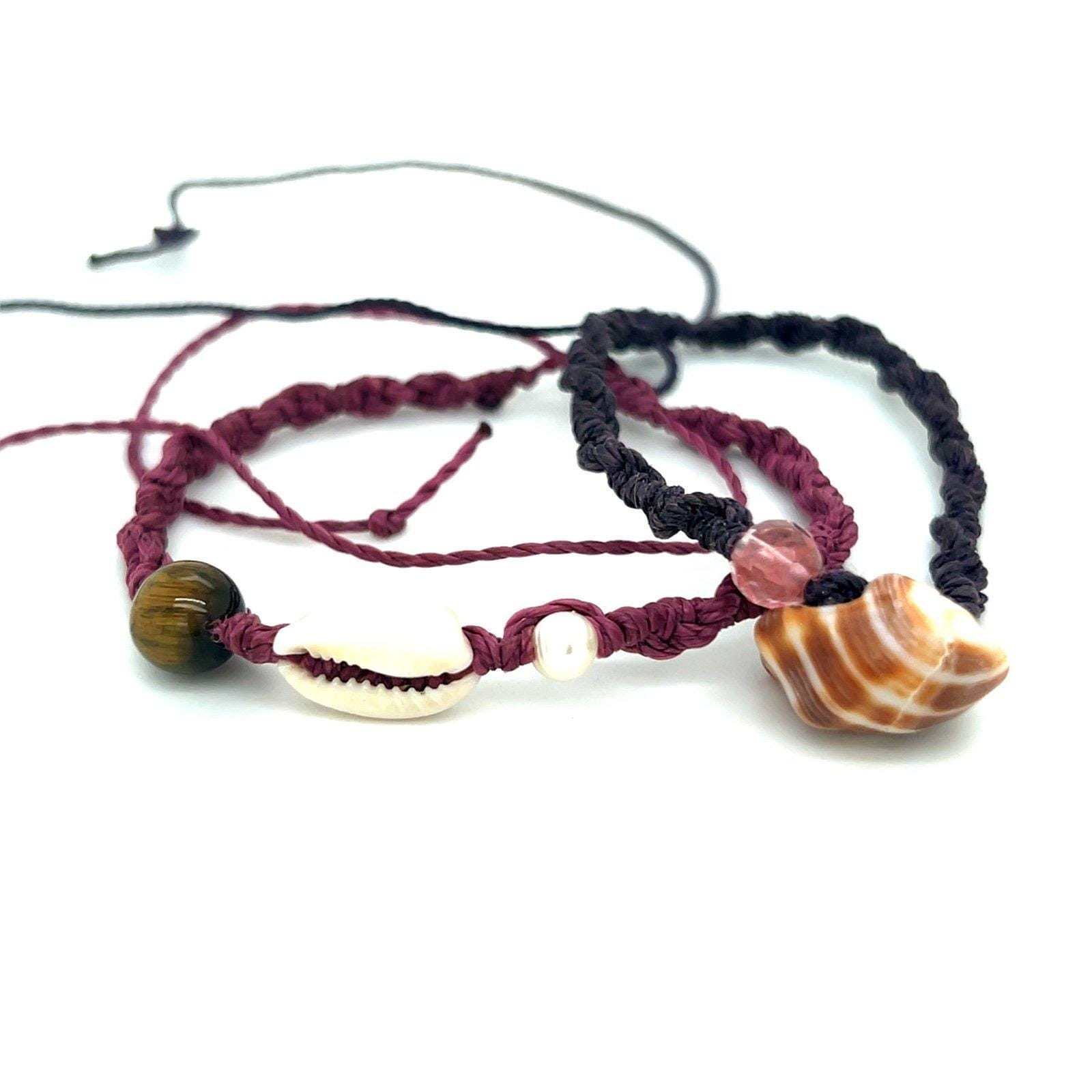 2 Shell Bracelets
