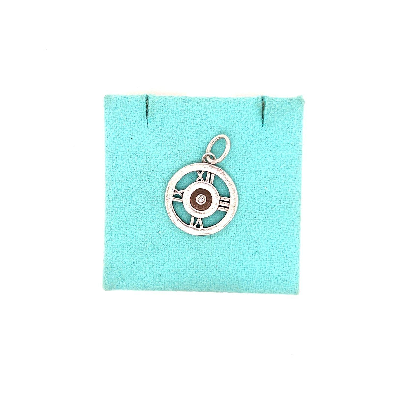 T&Co. 925 Diamond Atlas Open Circle Charm/Pendant