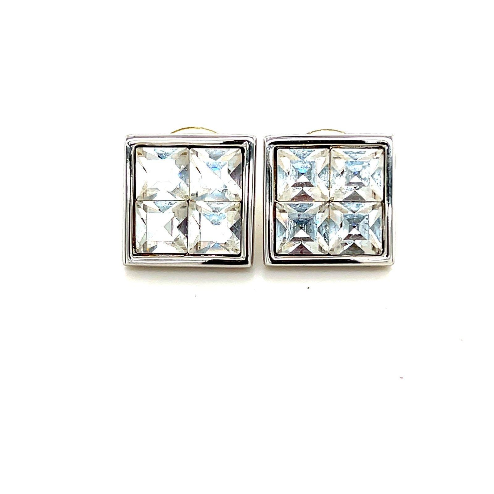 Square Cz Earrings