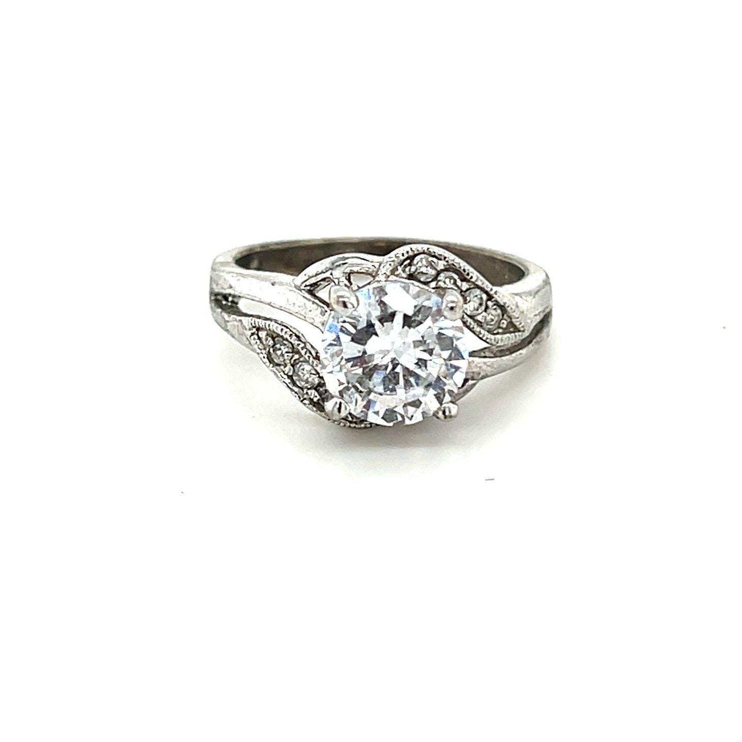 Solitaire Cz Ring