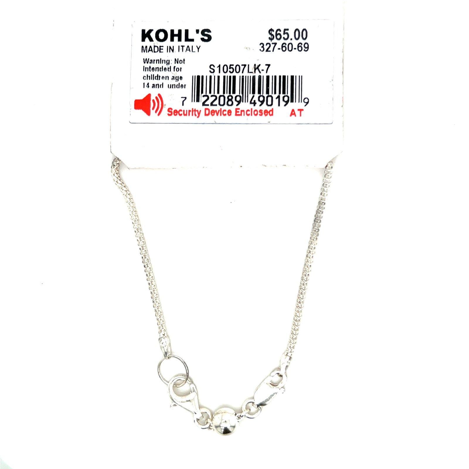 NWT Silver 925 Individuality Bead Bracelet
