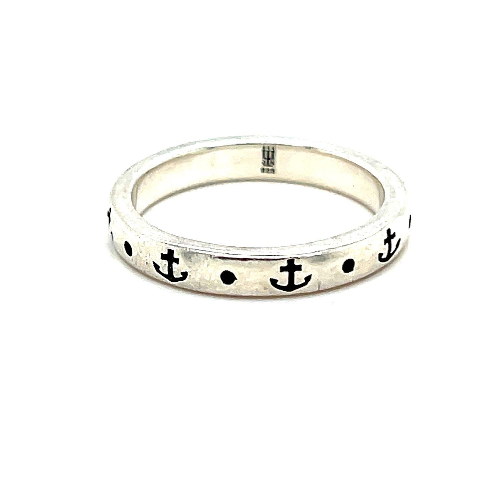 Retired James Avery Anchor Band Ring