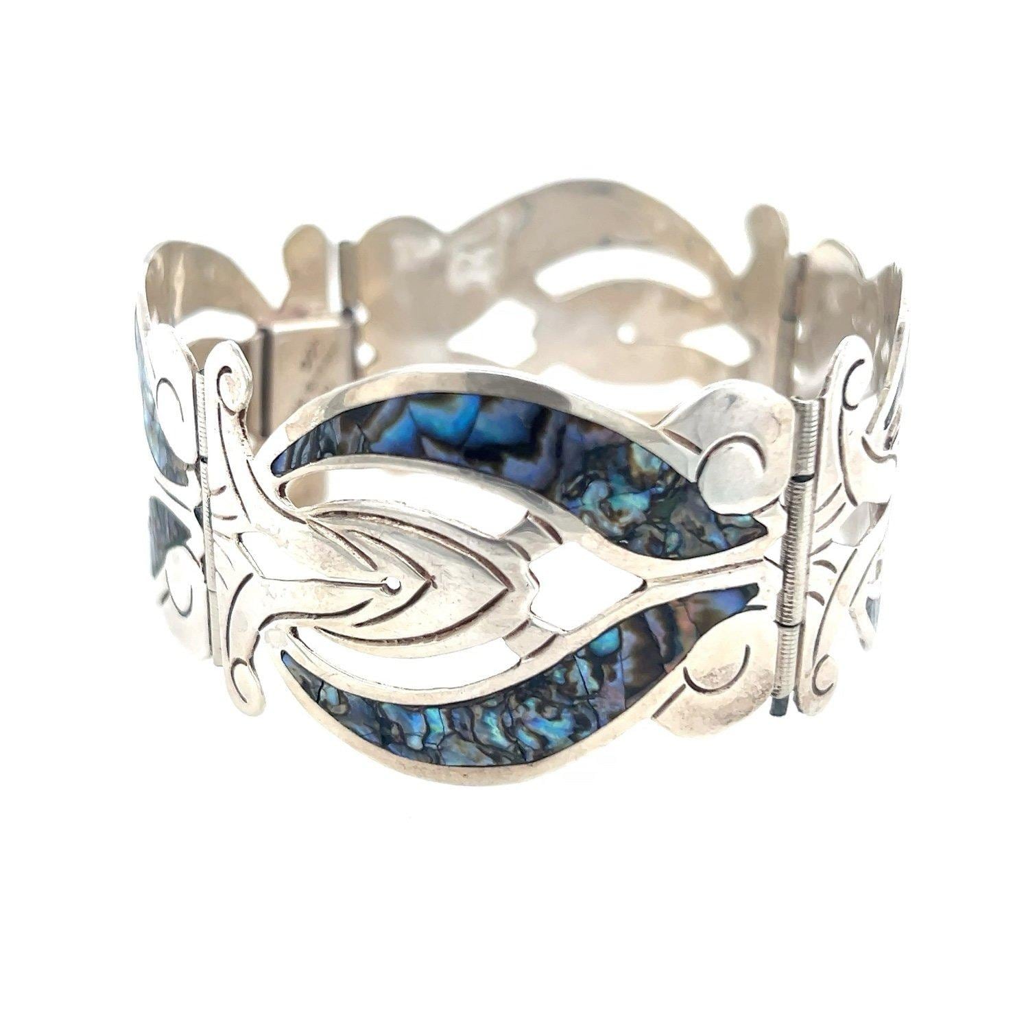 925 Abalone Mexican Bracelet