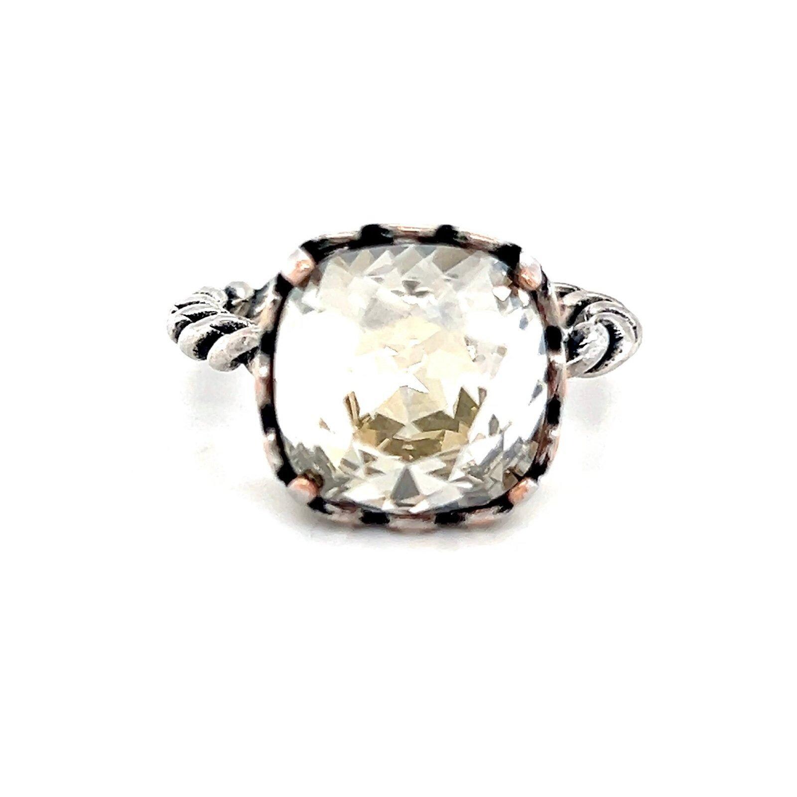 Silver Gemstone Ring