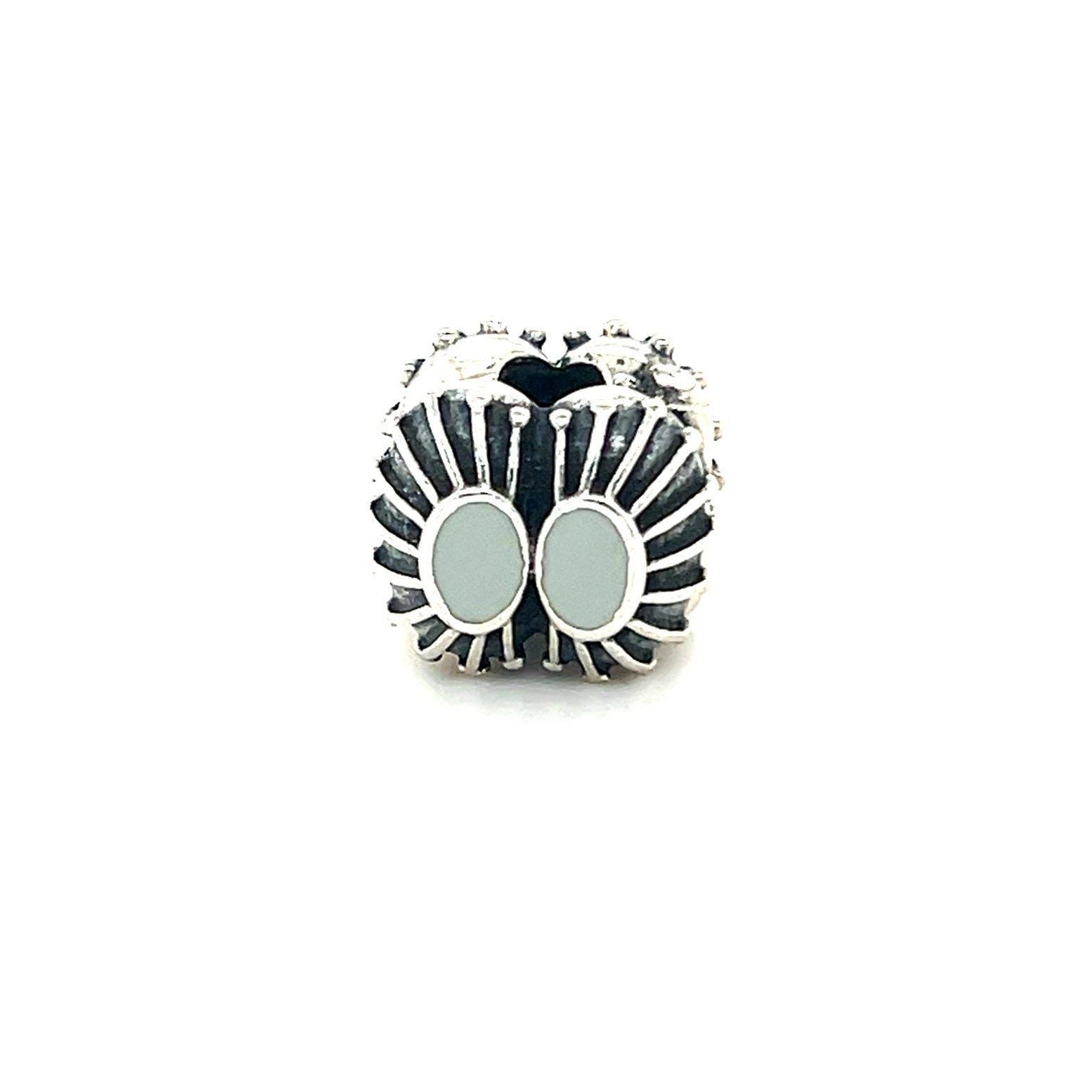 Pandora Blue Enamel Two Of A Kind Clip Charm