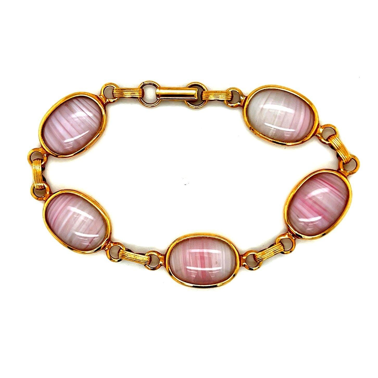Sarah Cov. Pink Stones Bracelet