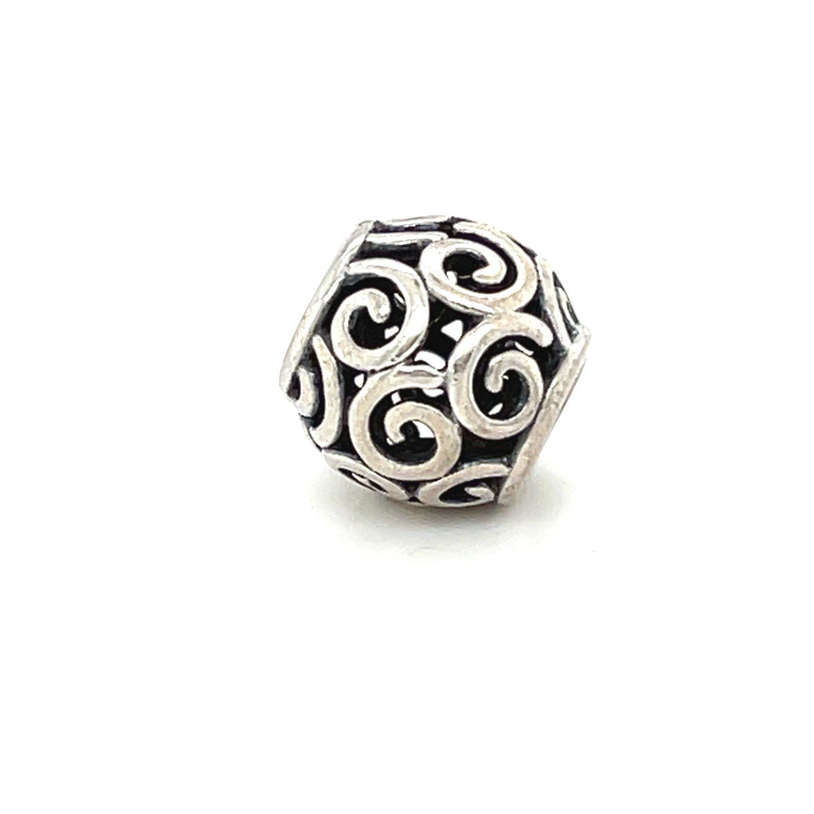 Pandora Round Scroll Charm