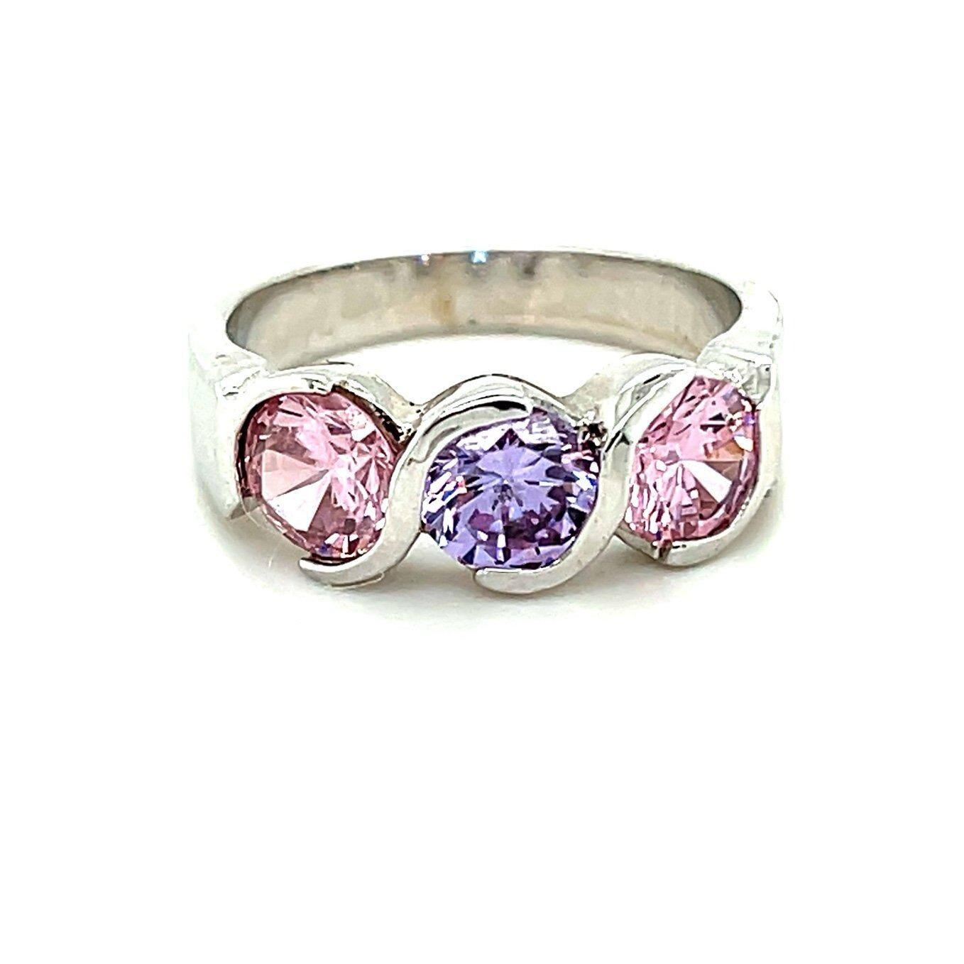 Pink/Purple Band Ring