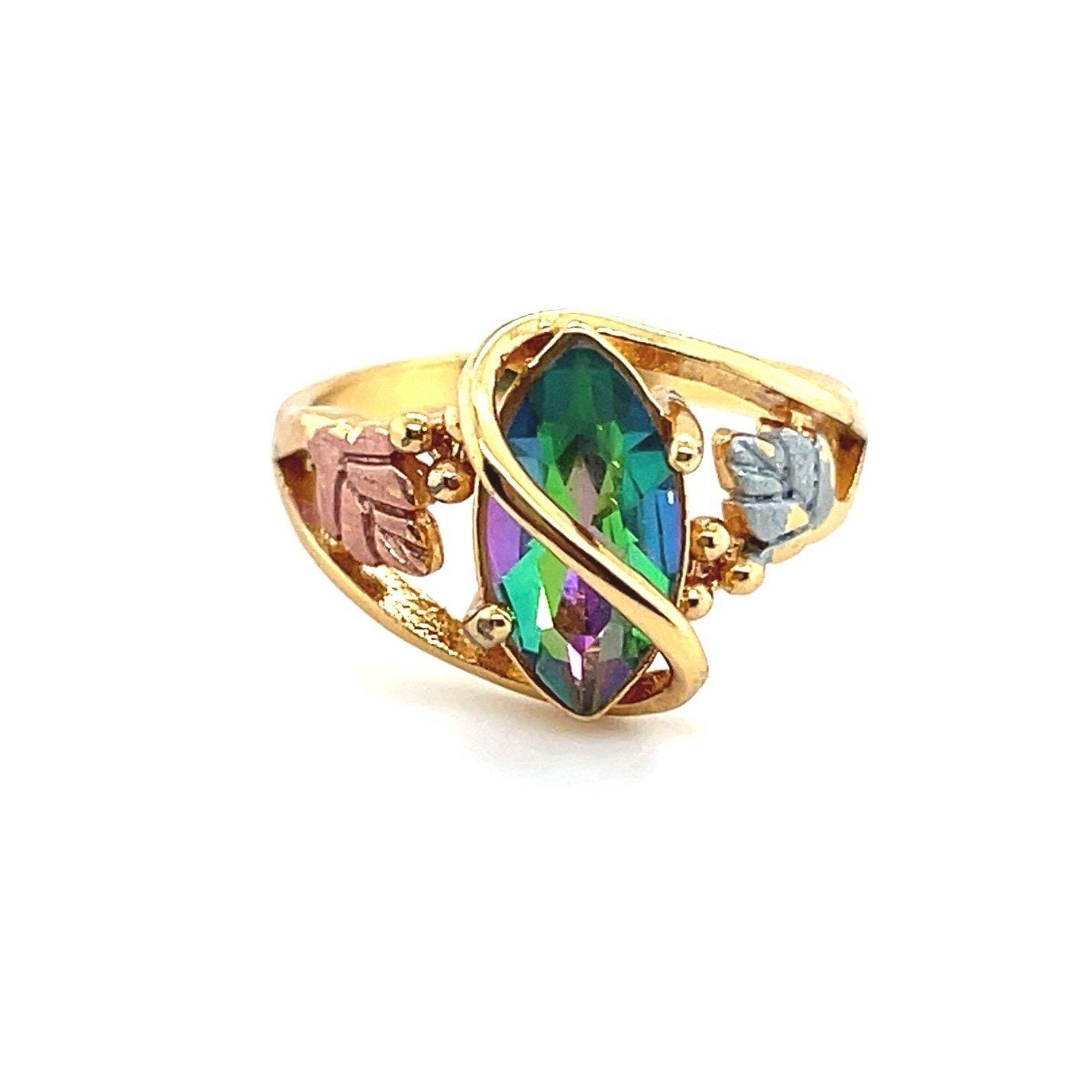 Leaf Color Changing Stone Ring