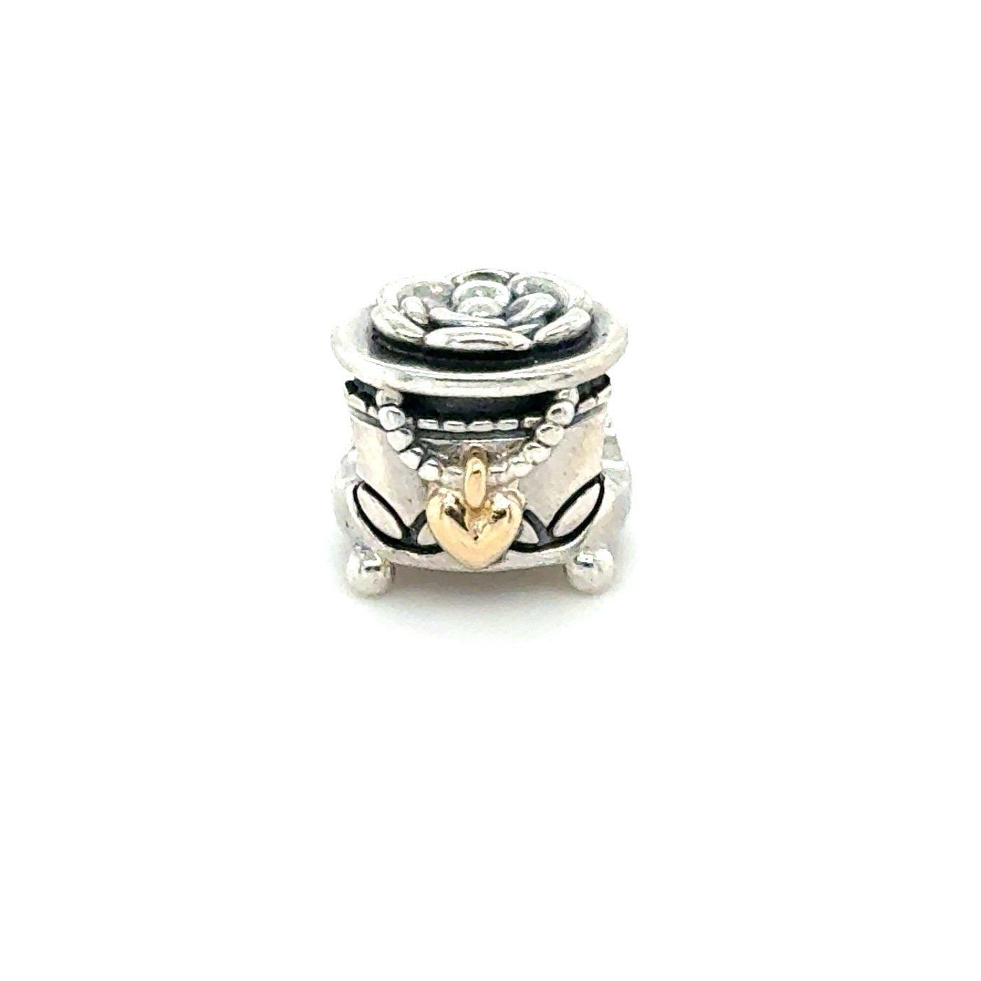 Pandora Two Tone Pandoras Box Charm