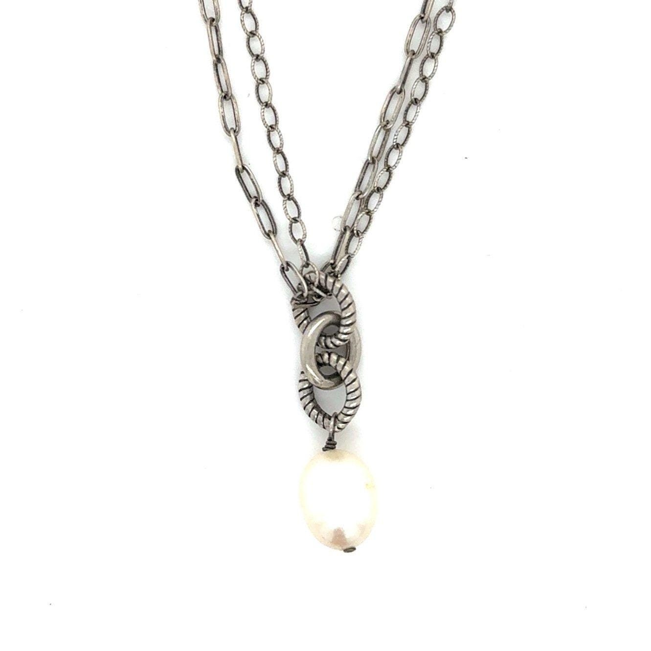 Silpada Pearl Toggle Necklace
