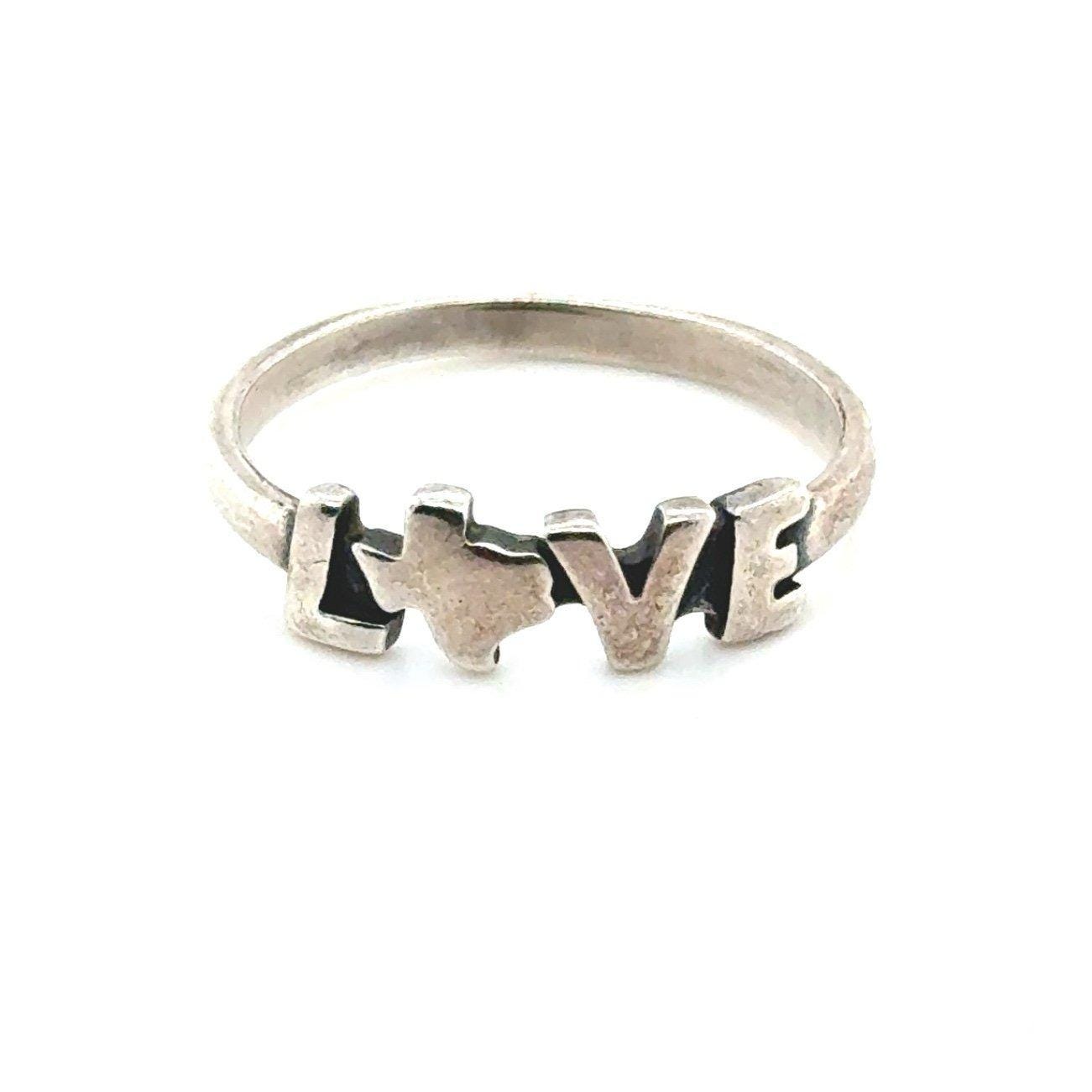 James Avery Texas Love Delicate Ring - Retired