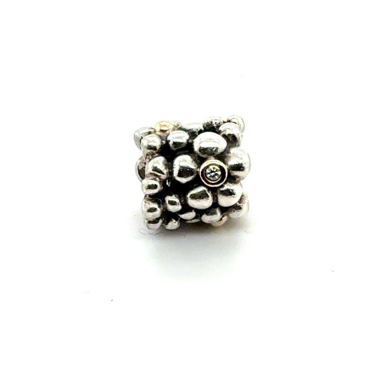 Pandora Two Tone Diamond Daisies Charm - Retired