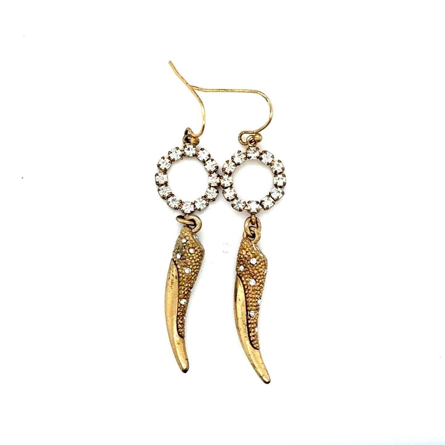 Circular Horn Earrings