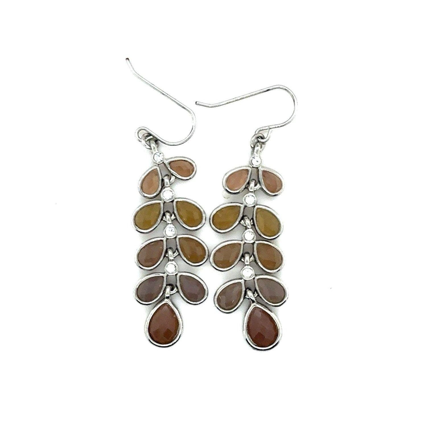 Leaf Like Cz Earrings