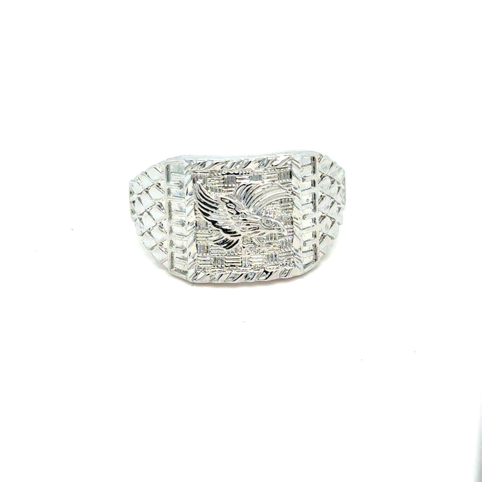 Silver Eagle Ring