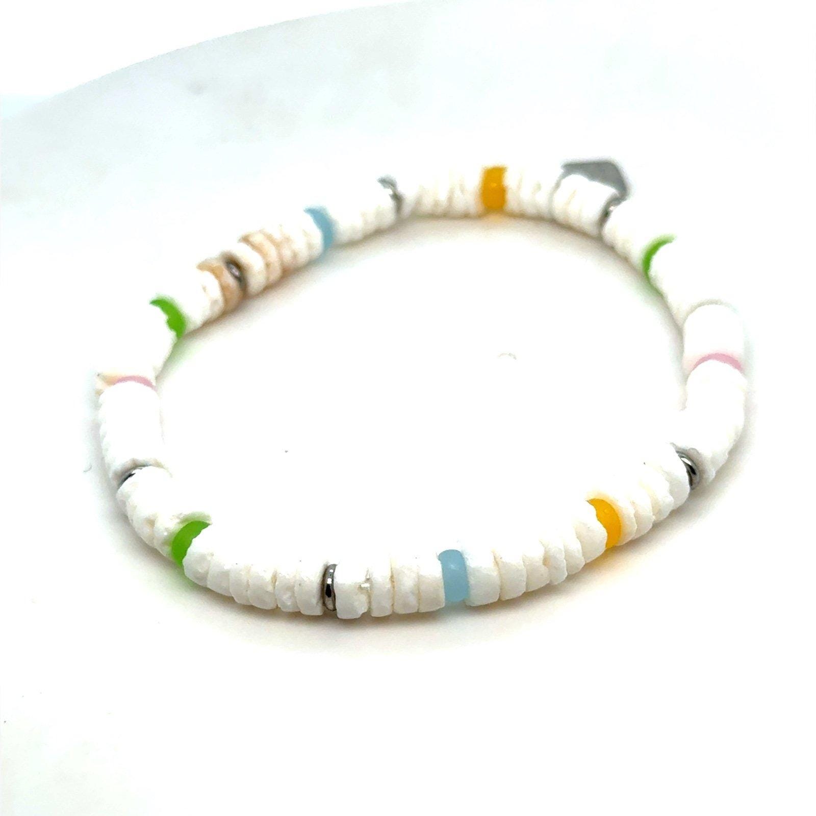 Pura Vida Puka Shell Station Colored Bracelet
