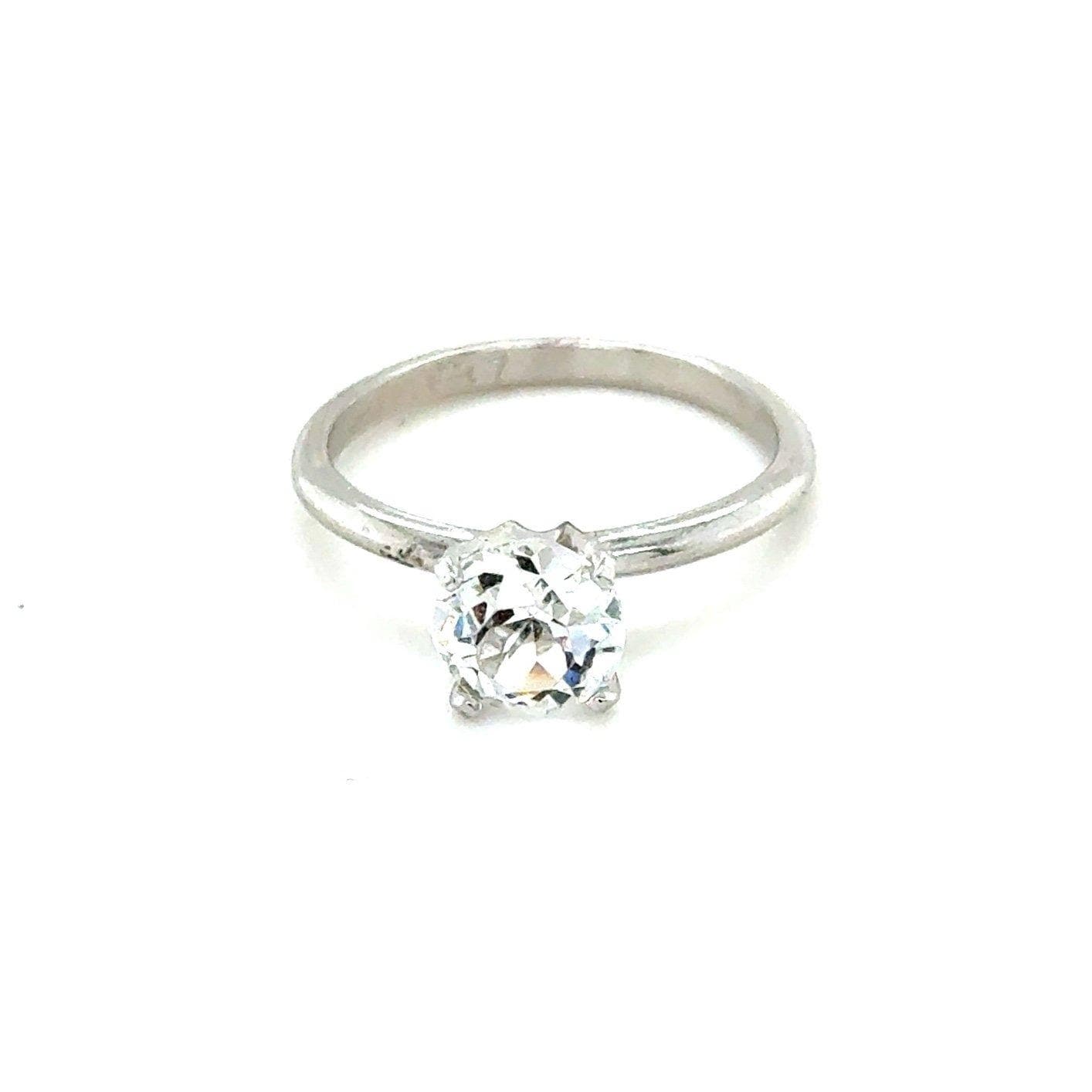 Sweet Solitaire Cz Ring