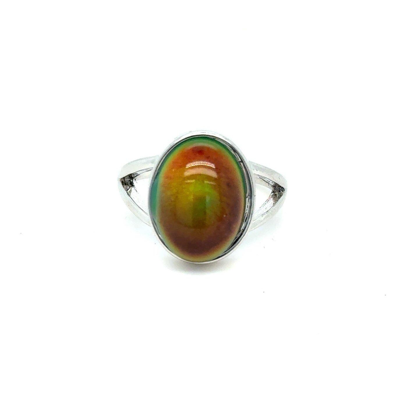 Oval Shaped Color Changing Ring