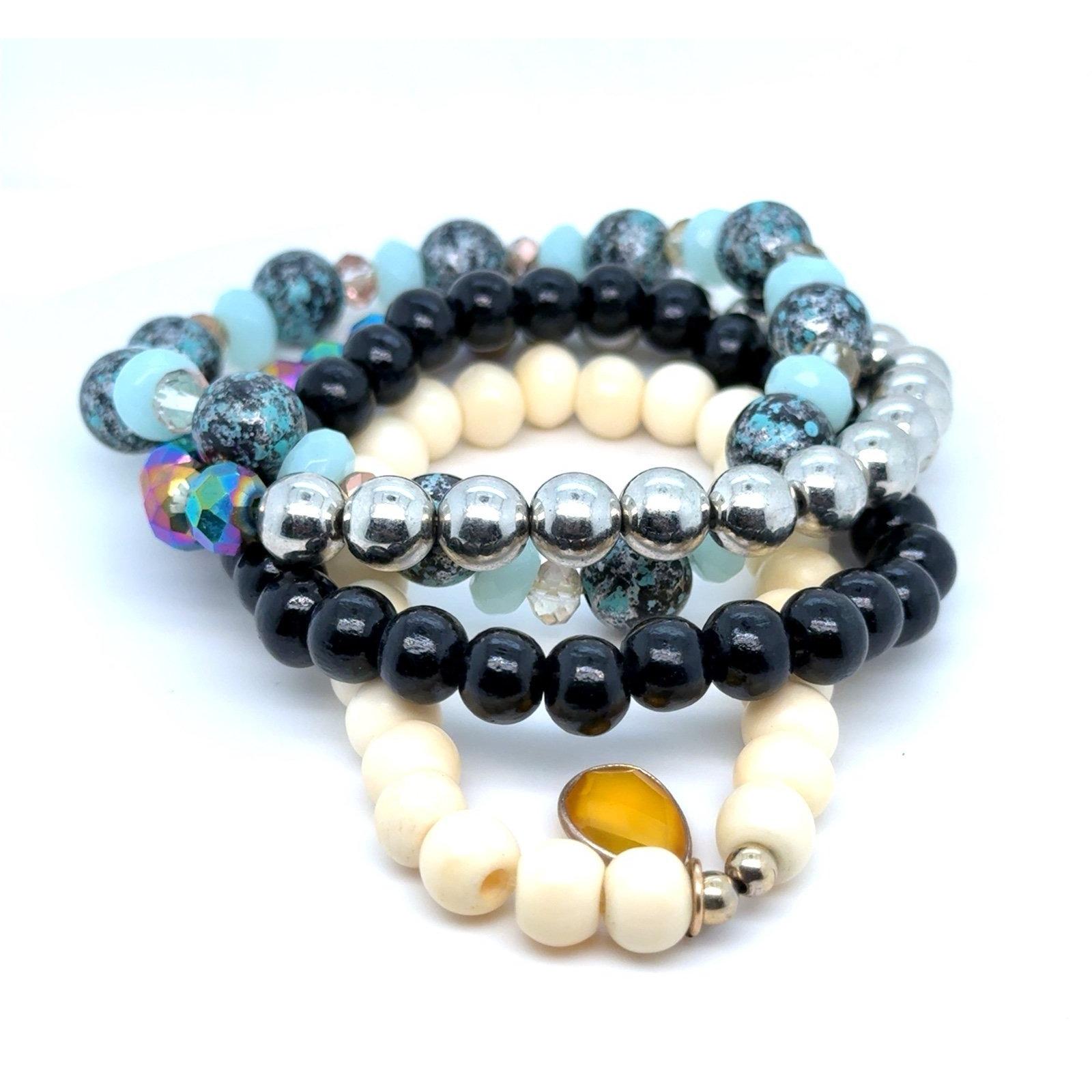 Lot of 4 Beaded Bracelets