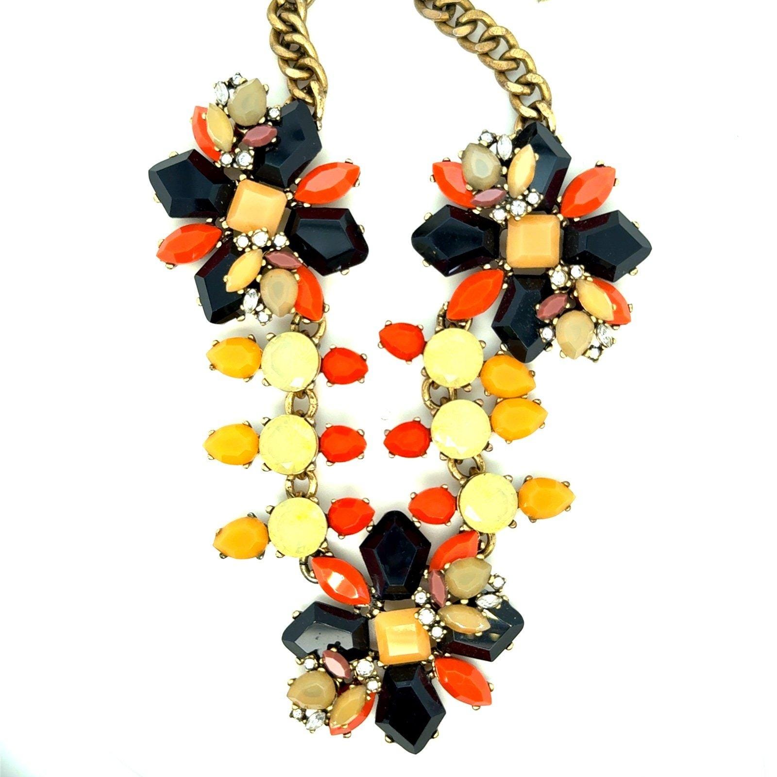 Jcrew Colored Stones Necklace