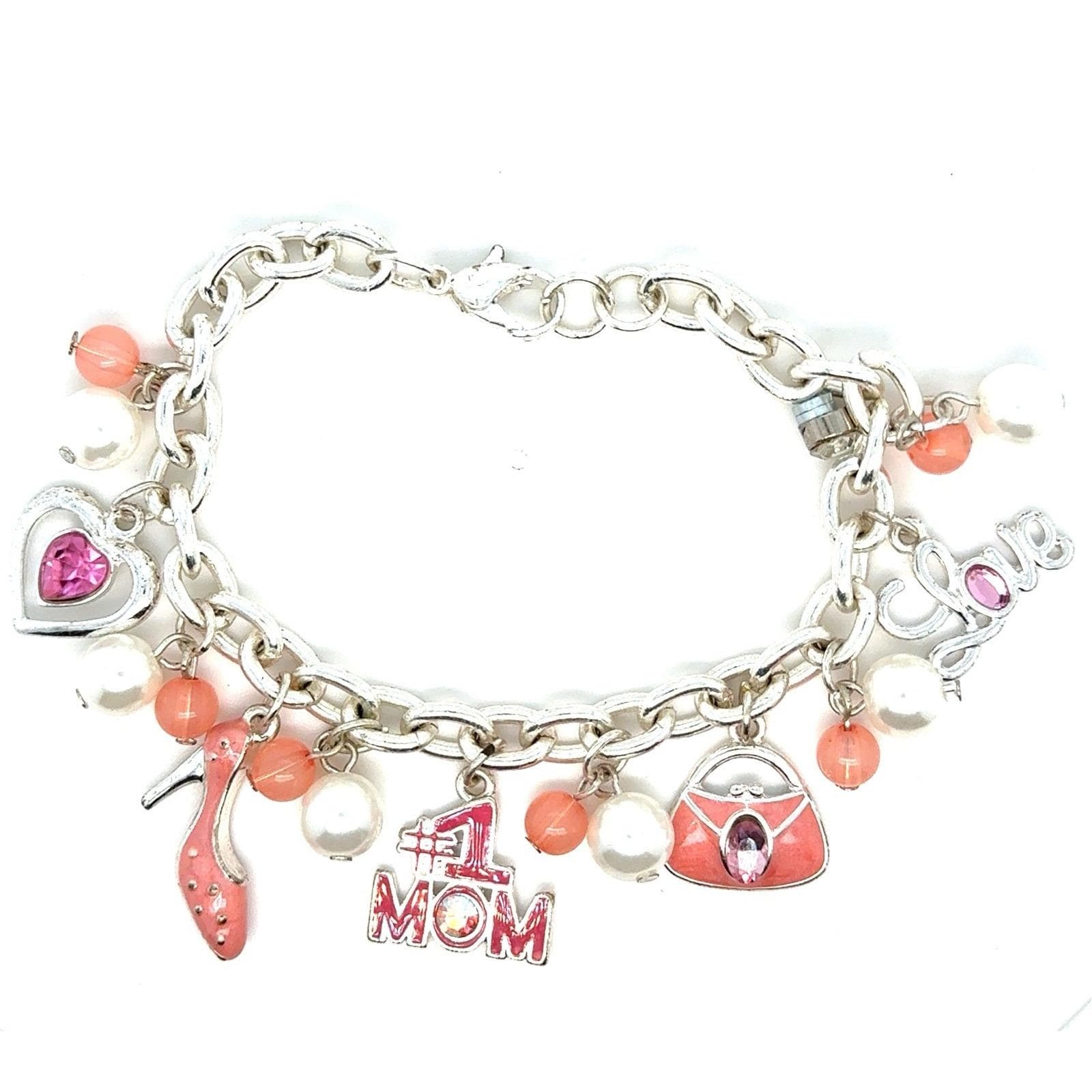 1 Mom Charm Bracelet