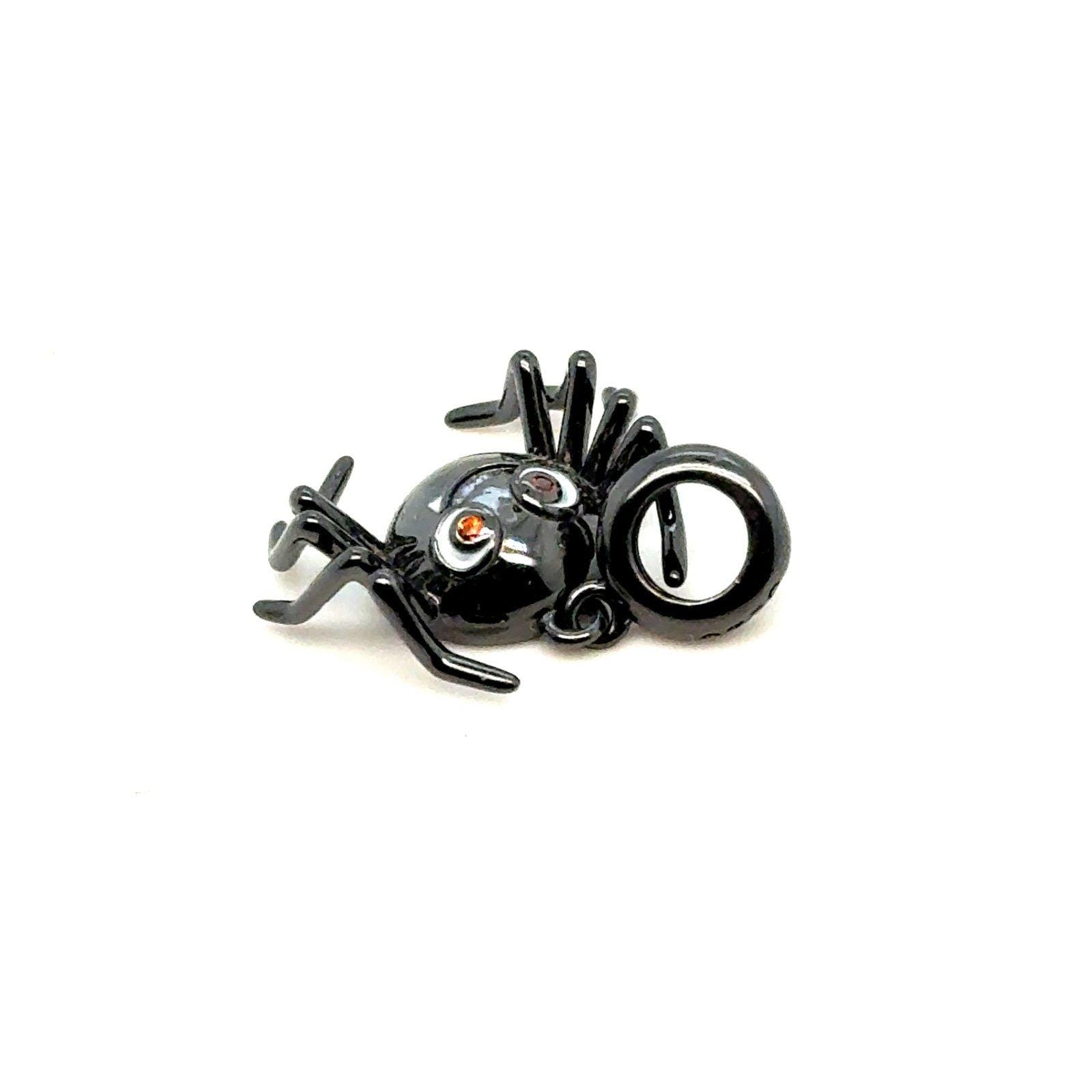 Gnoce S925 Red Eyes Black Spider