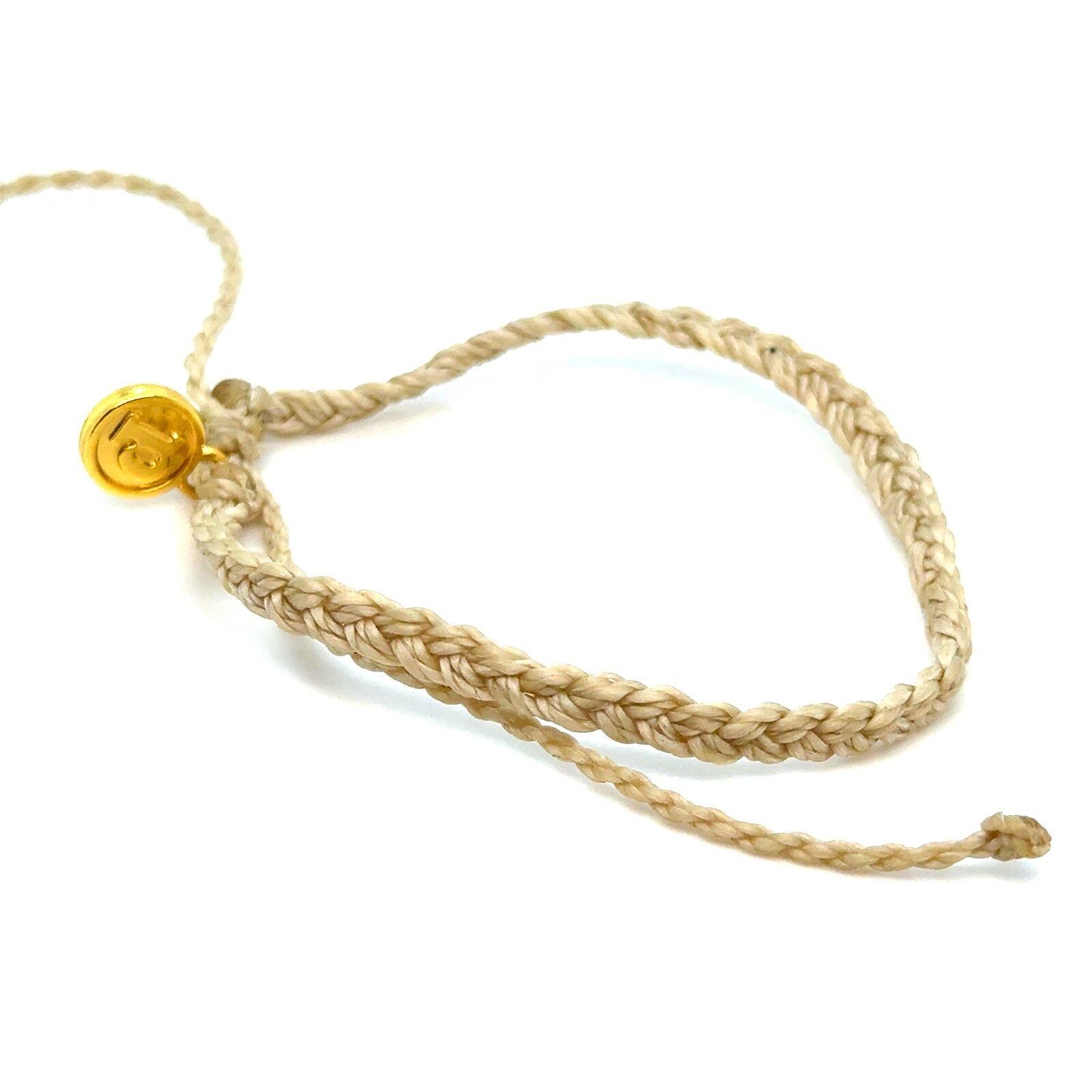 Pura Vida Beige Small Braid Bracelet