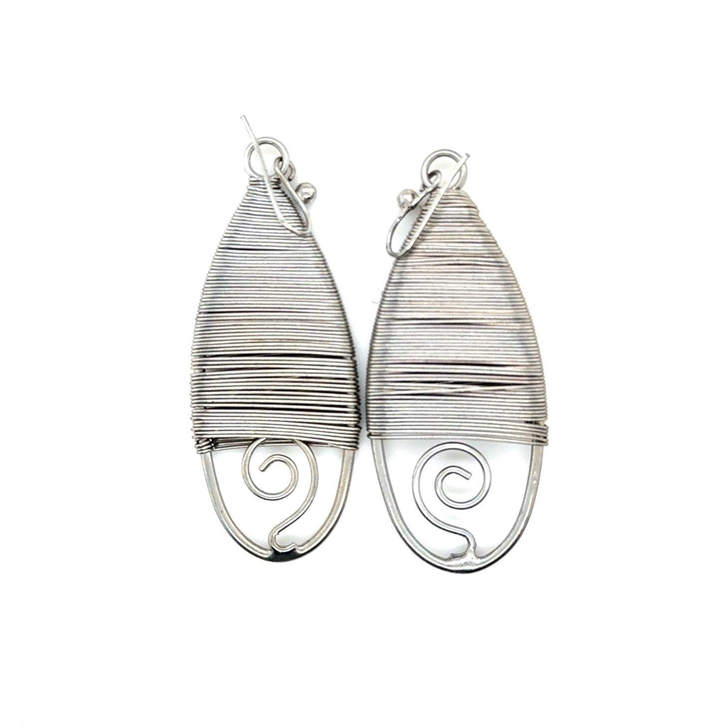 Swirl Wire Earrings