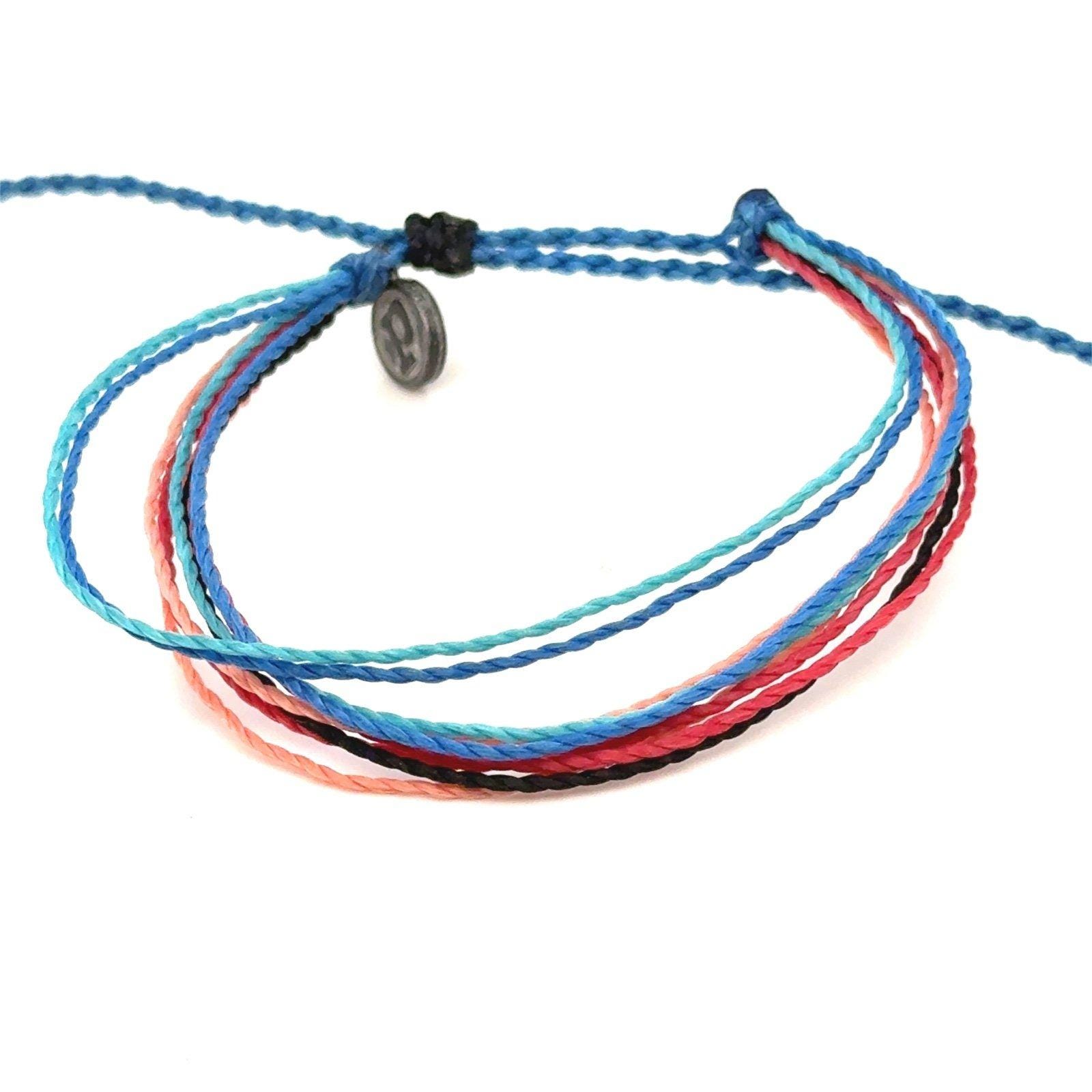 Pura Vida Blue Adjuster Bracelet