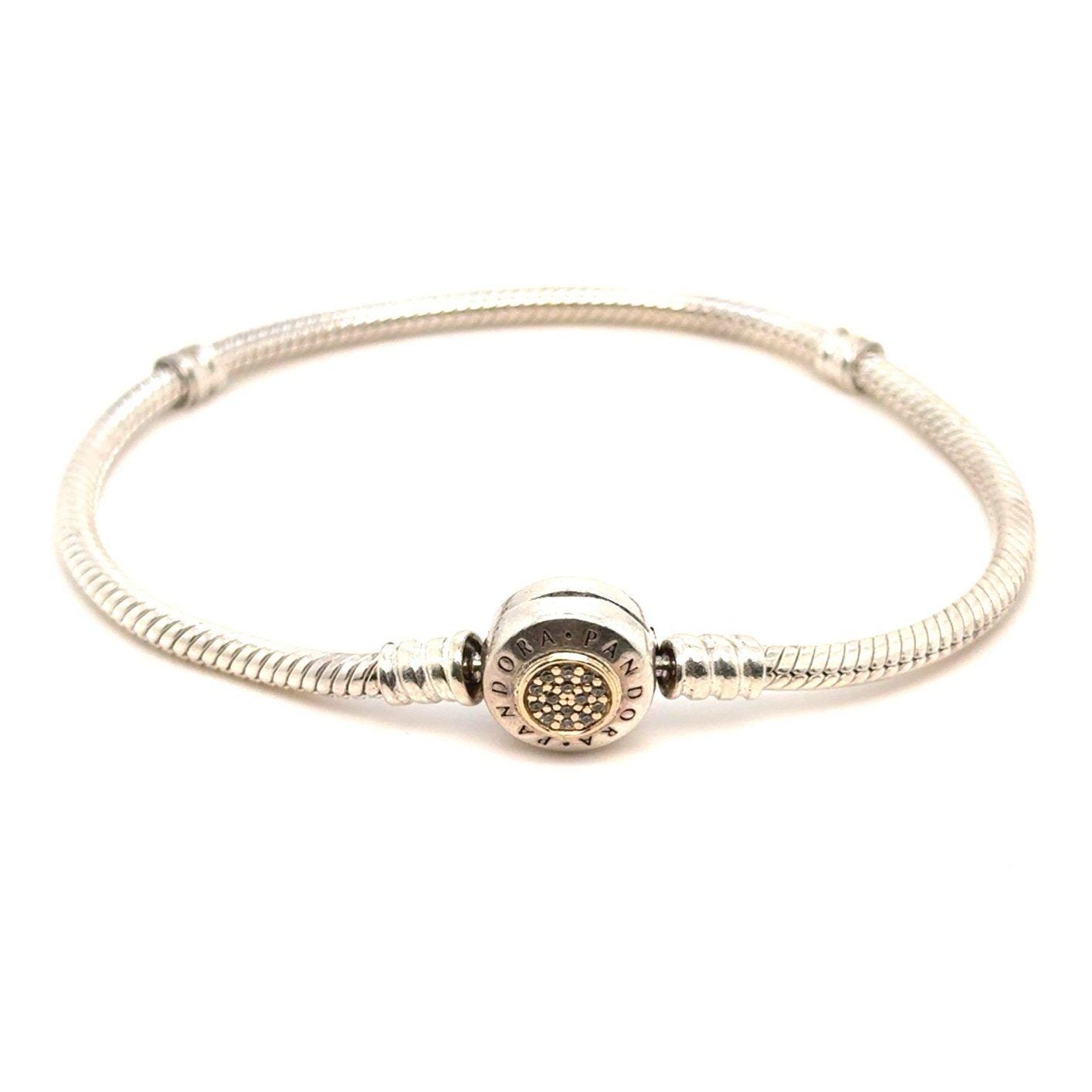 Pandora Two-Tone Pave Cz Bracelet
