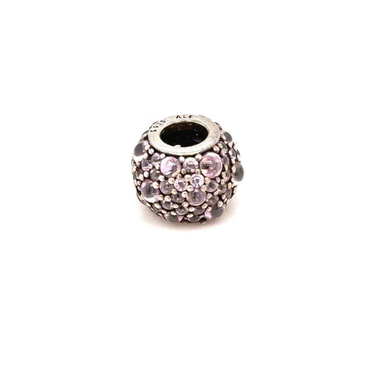 Pandora Pave Pink Stones Charm (Missing 1 Stone)