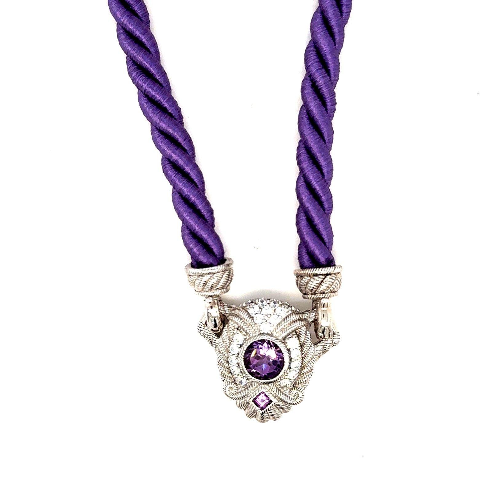 Judith Ripka Purple Necklace