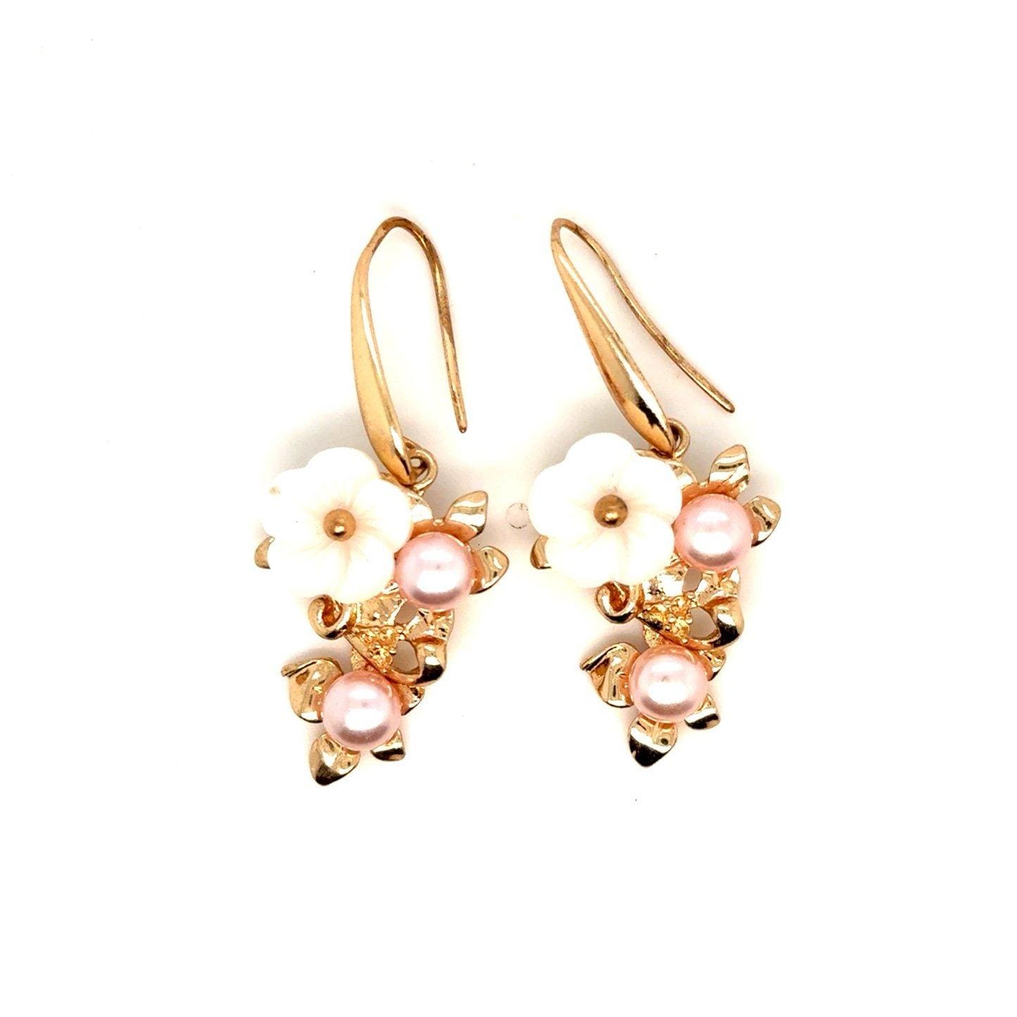 Pearl Flower Earrings