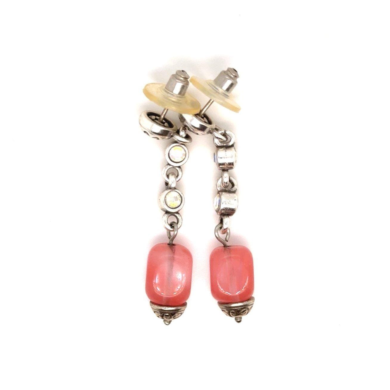 Brighton Pink Stone Dangle Earrings