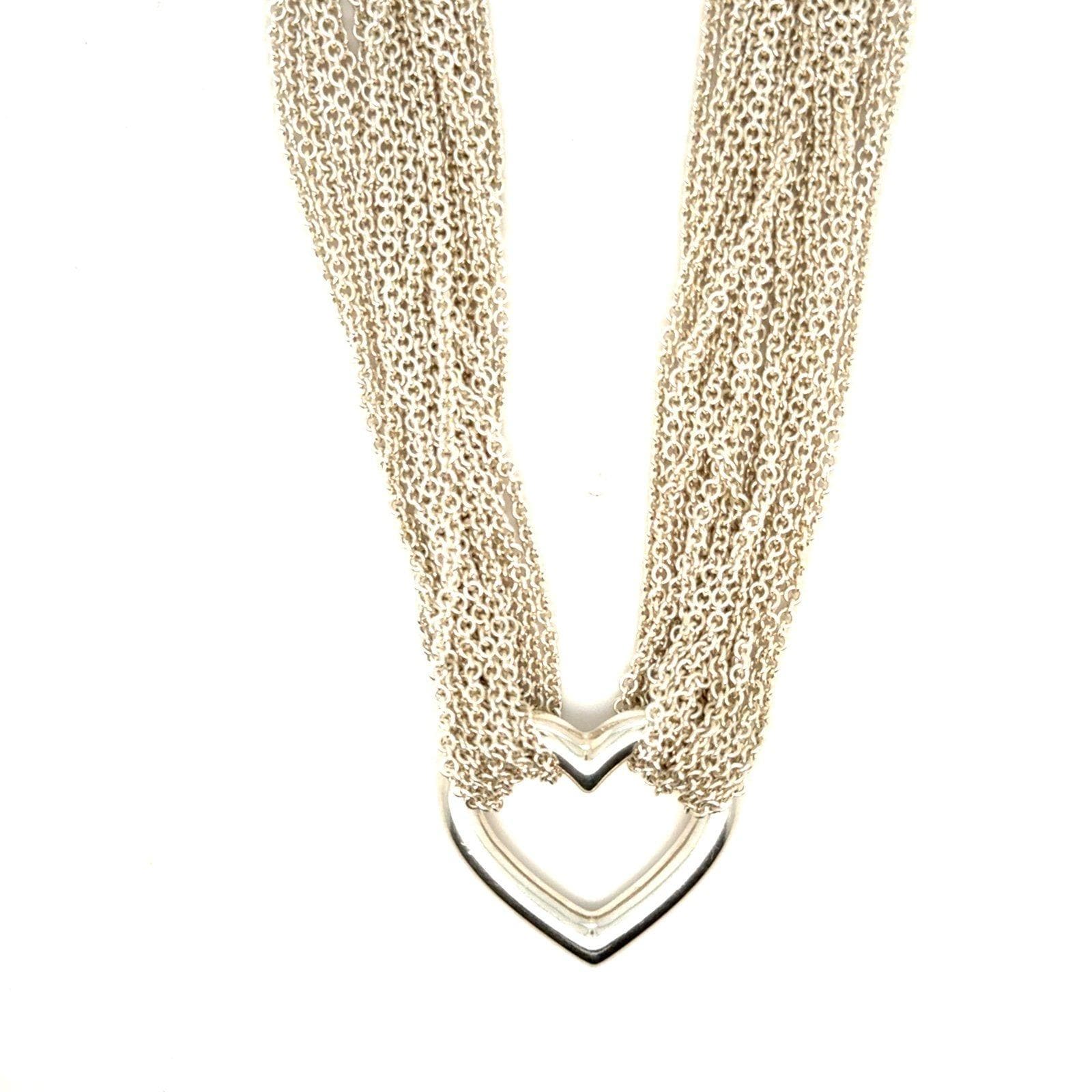 T&Co. 925 Multi-Strand Mesh Necklace