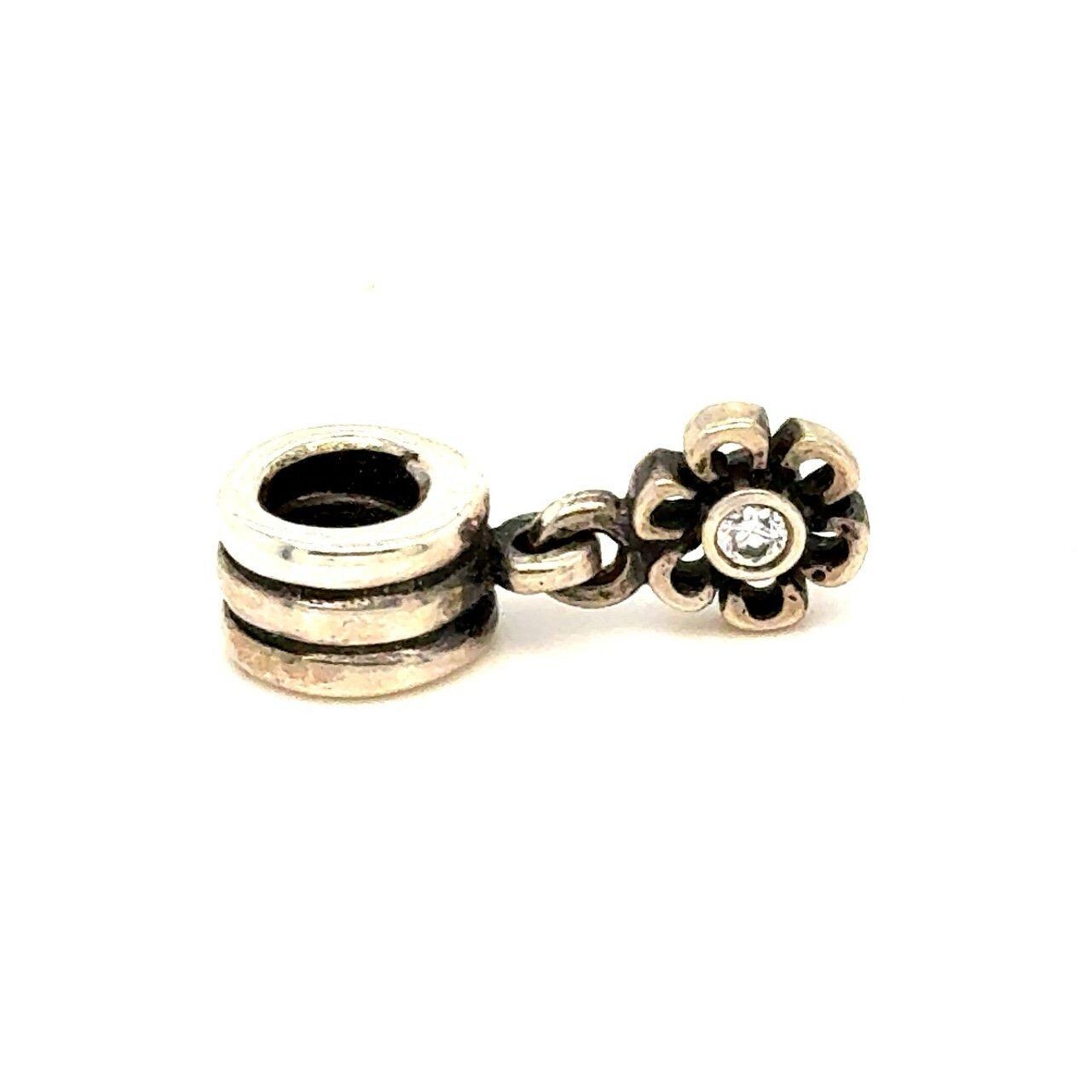 Pandora Flower Cz Dangle Charm