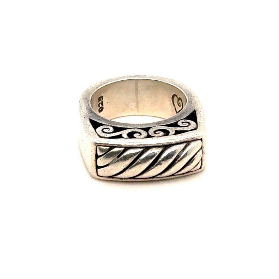 Brighton Silver 925 Ribbed Ring