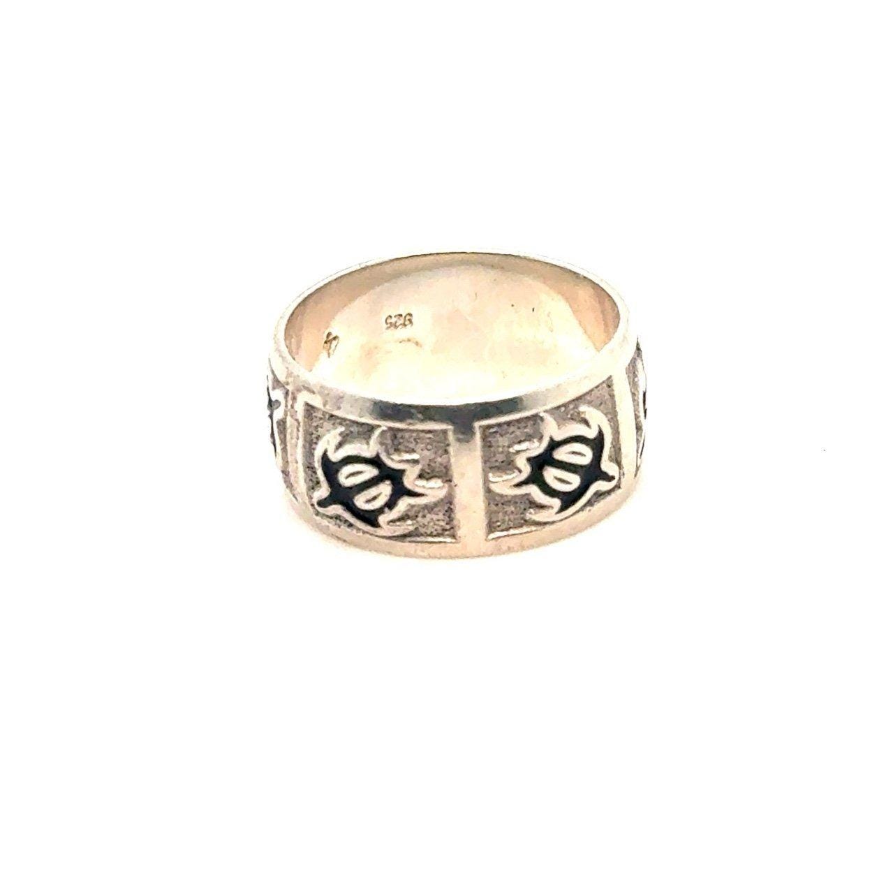 Silver 925 Turtle Pinky Ring