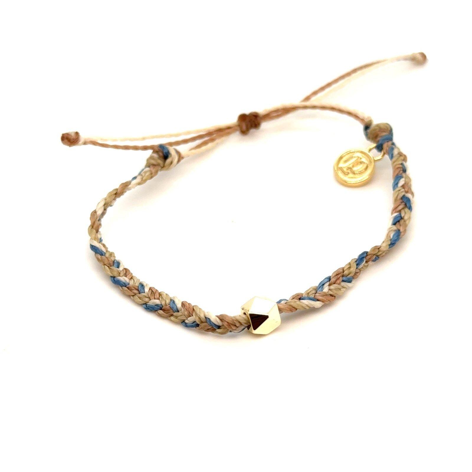 Pura Vida Multicolor Braid Charm Bracelet