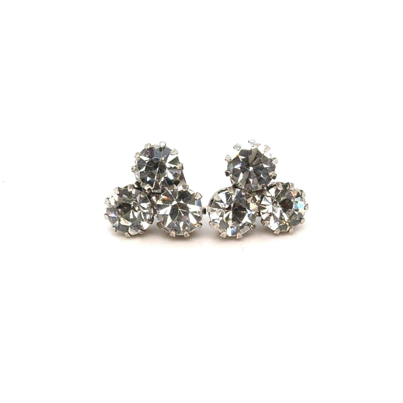 Triangular Rhinestones Stud