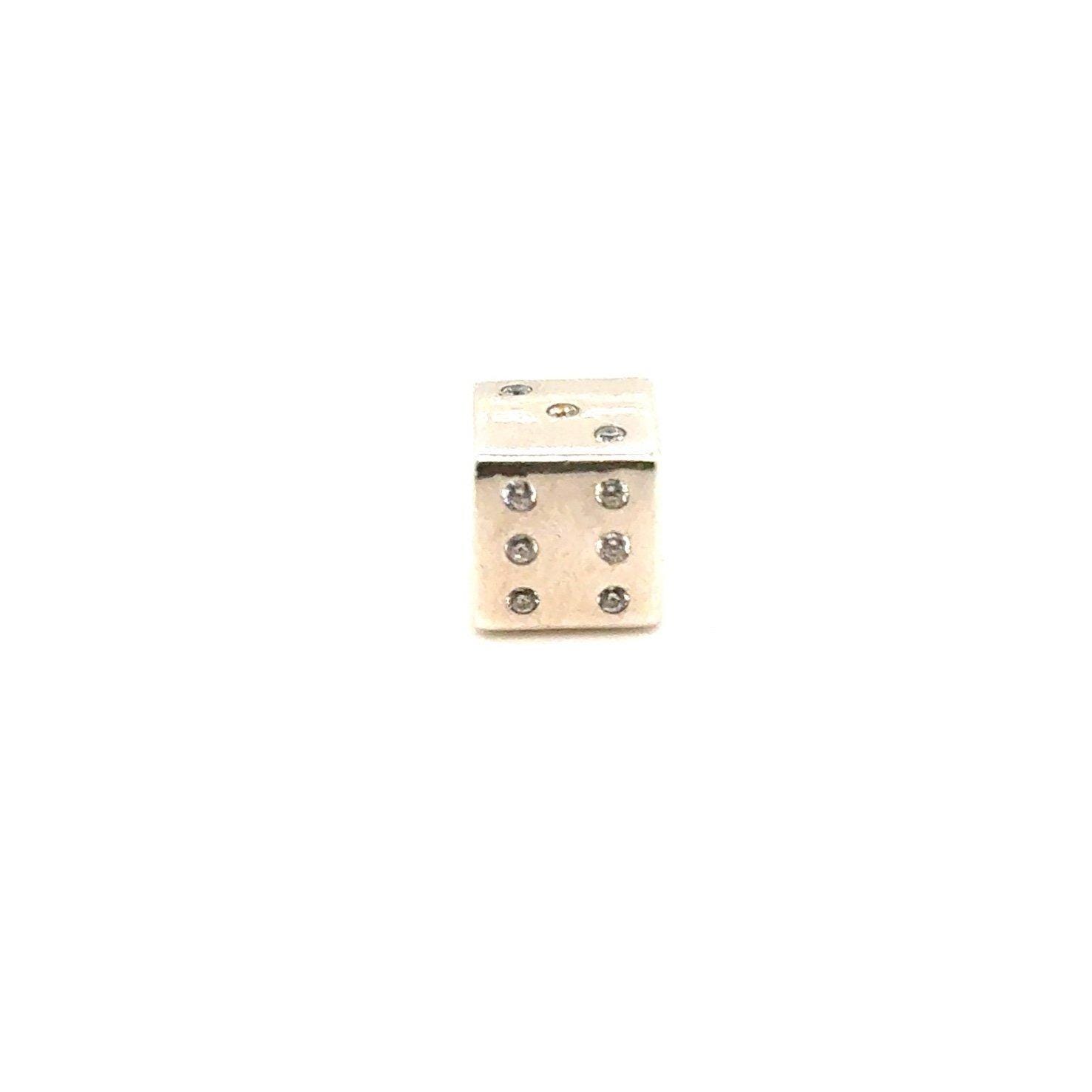 Pandora Dice Cz Cube Charm