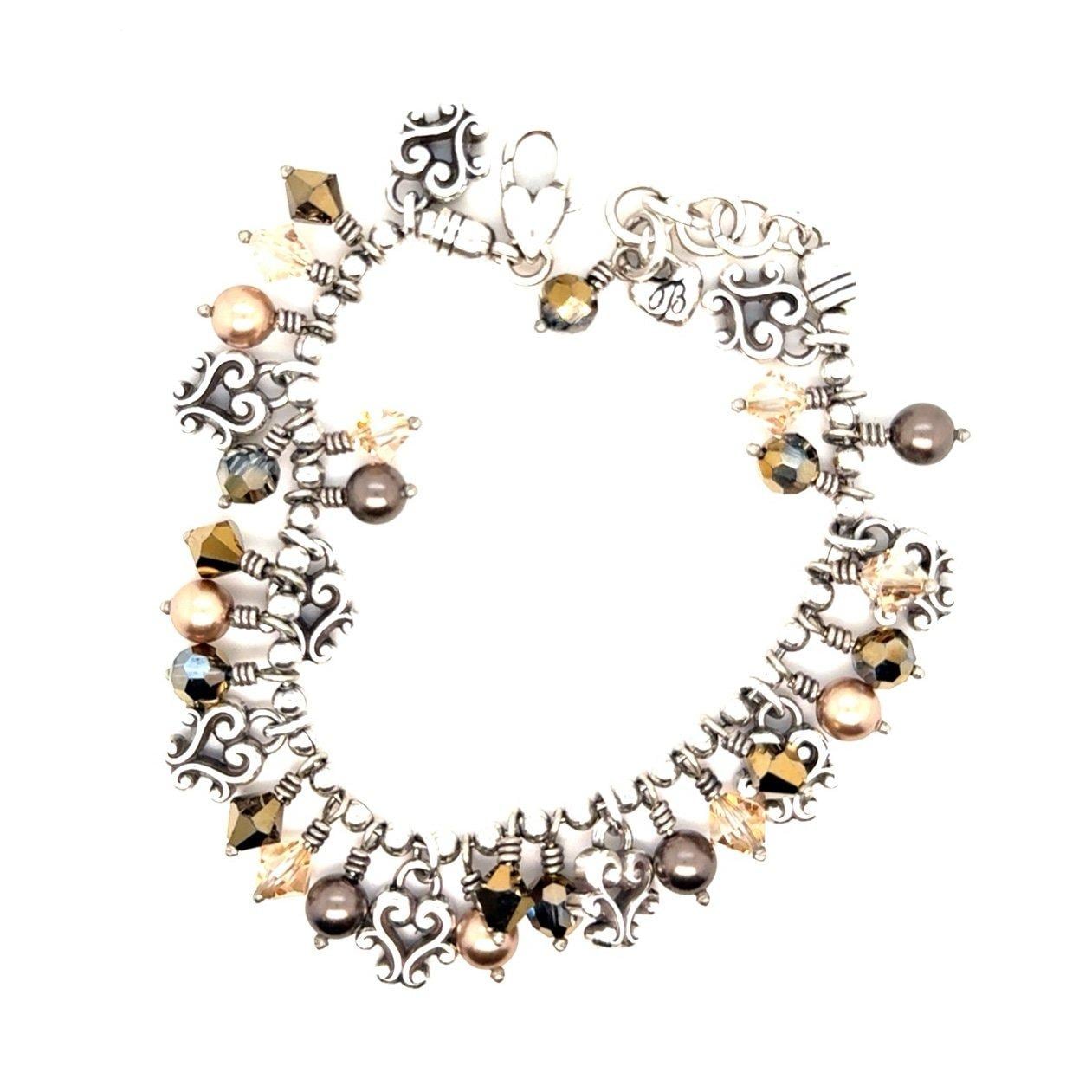 Brighton Brown Multi Charms Bracelet