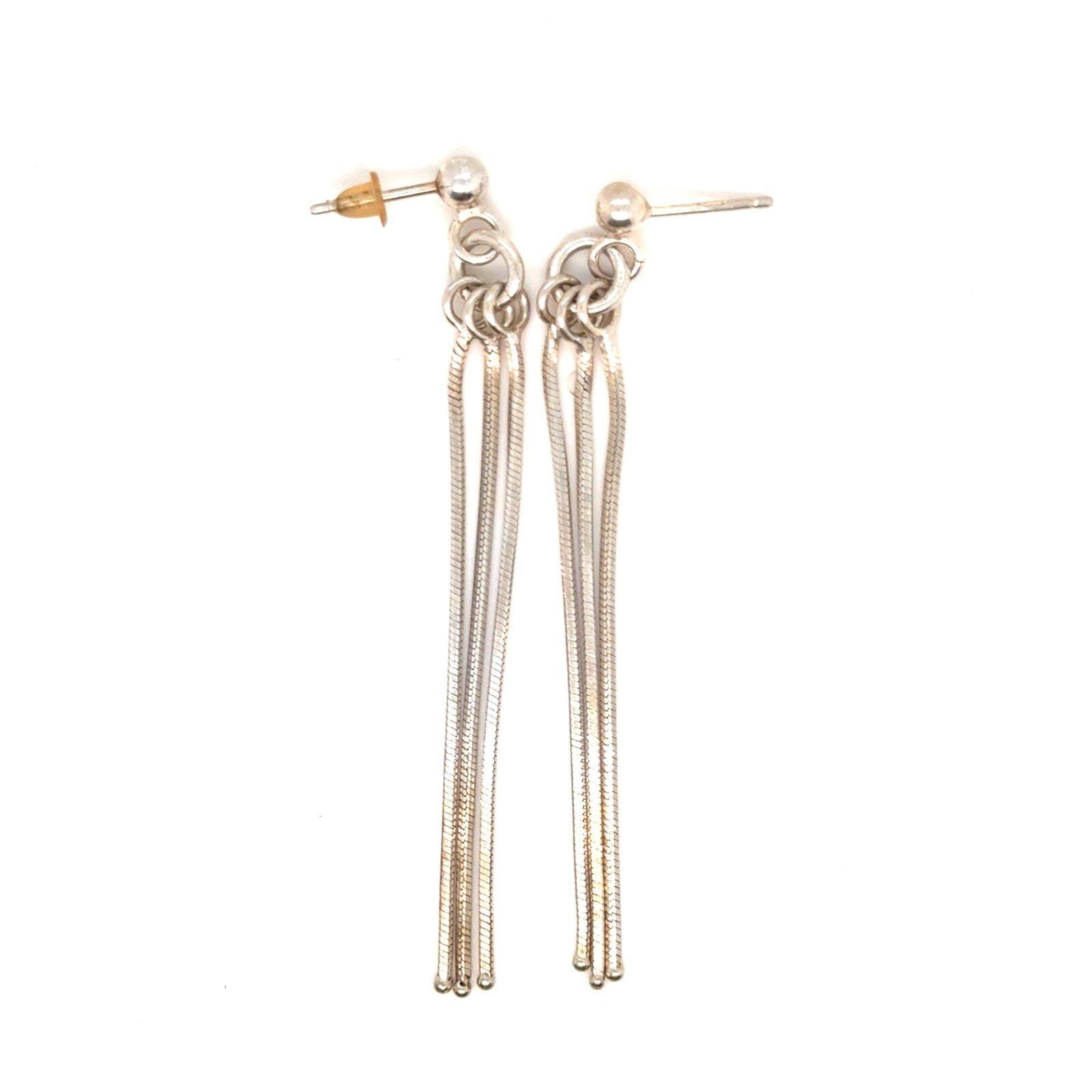 Silver 925 Drop Earrings