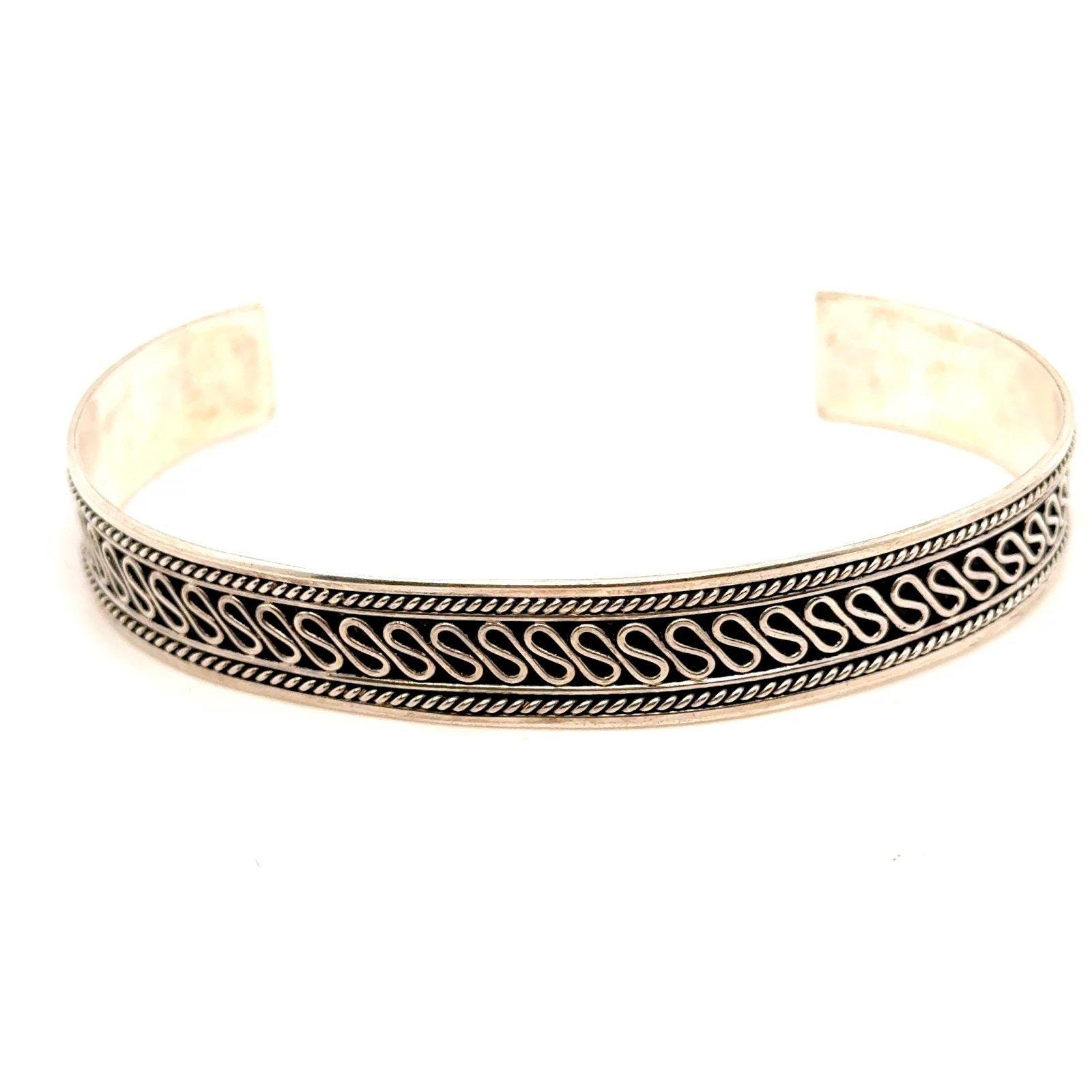 925 BA Swirl Cuff
