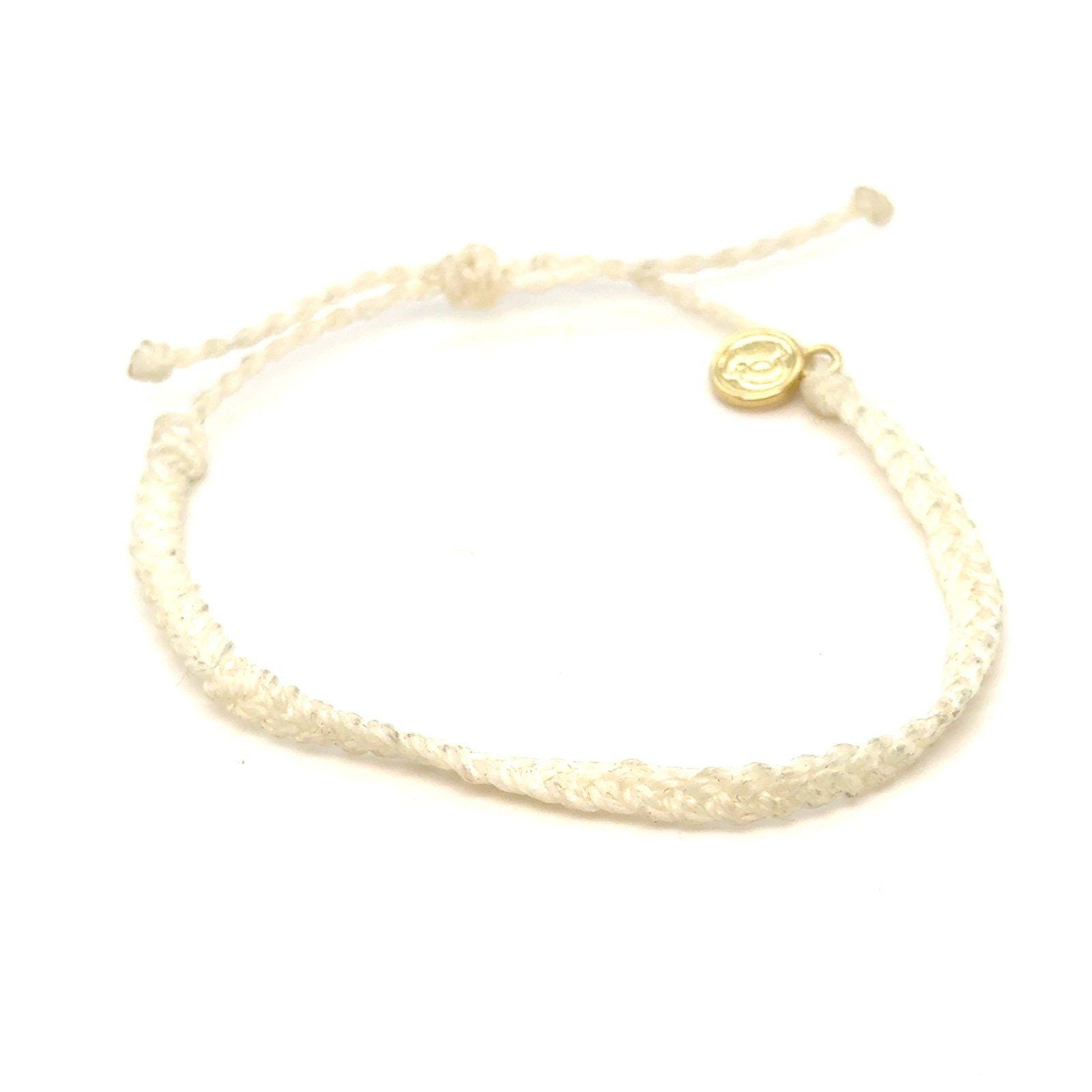 Pura Vida White Braid Bracelet