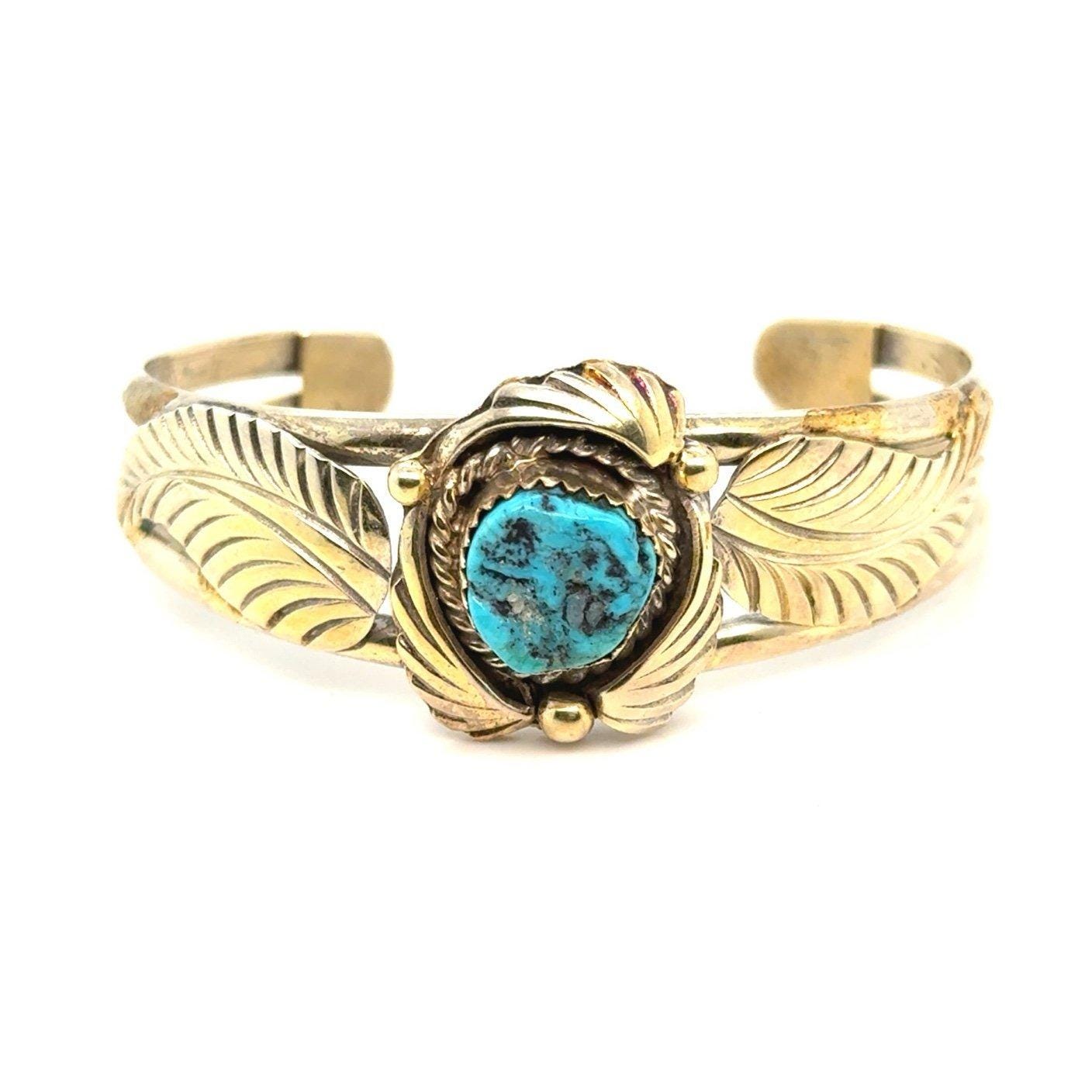 Silver Turquoise Cuff