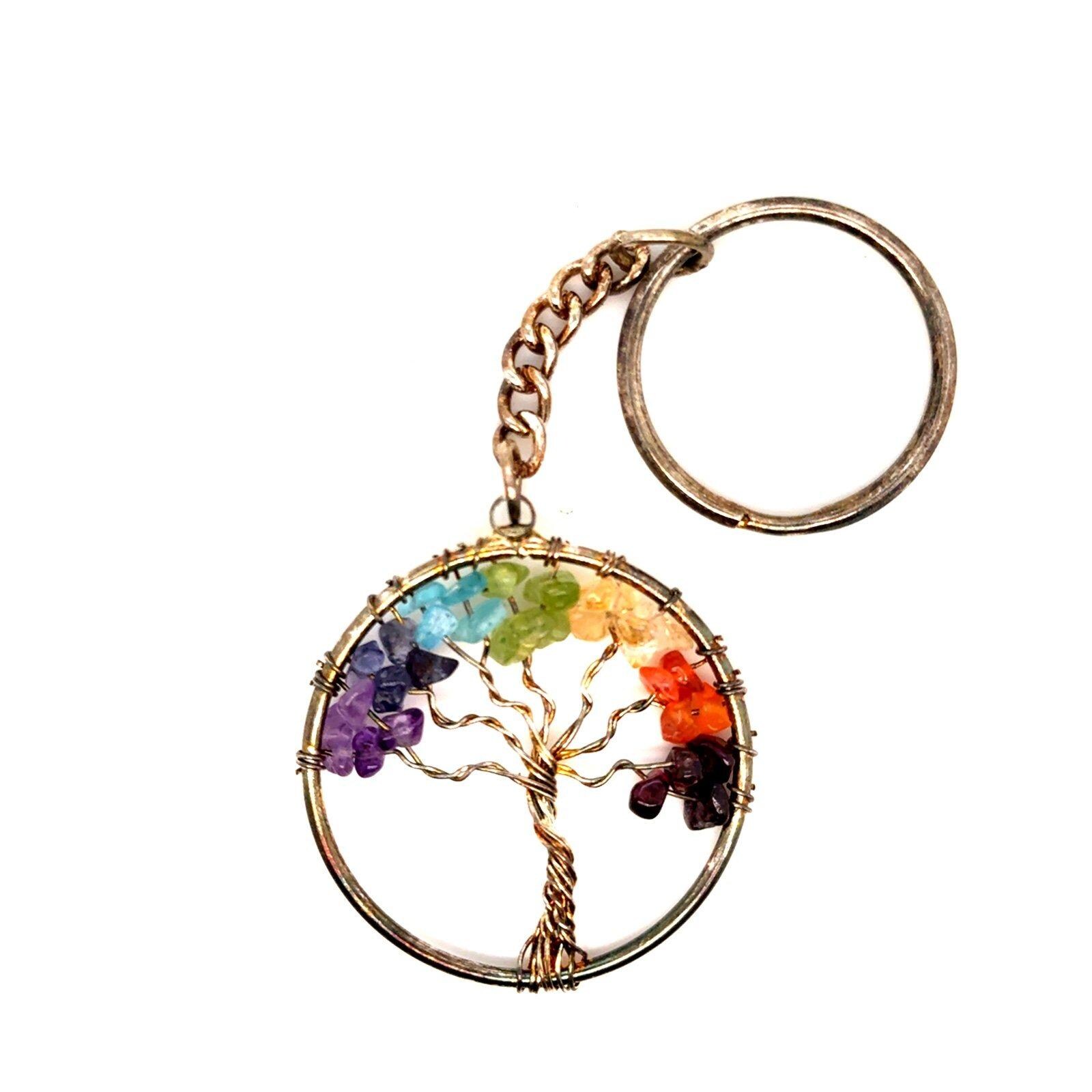 Multistoens Tree Keychain